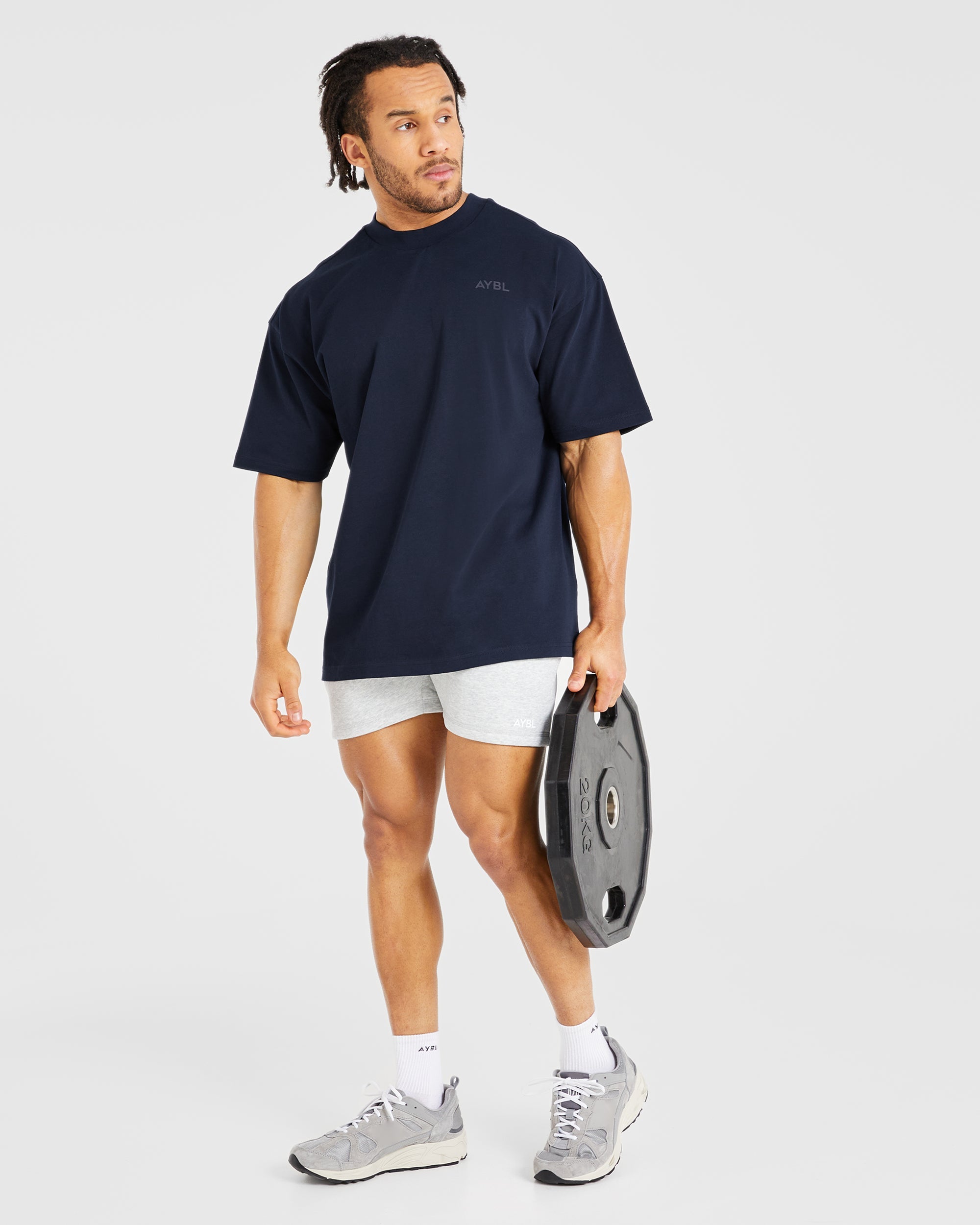 Essential 5" Shorts - Grijs Marl