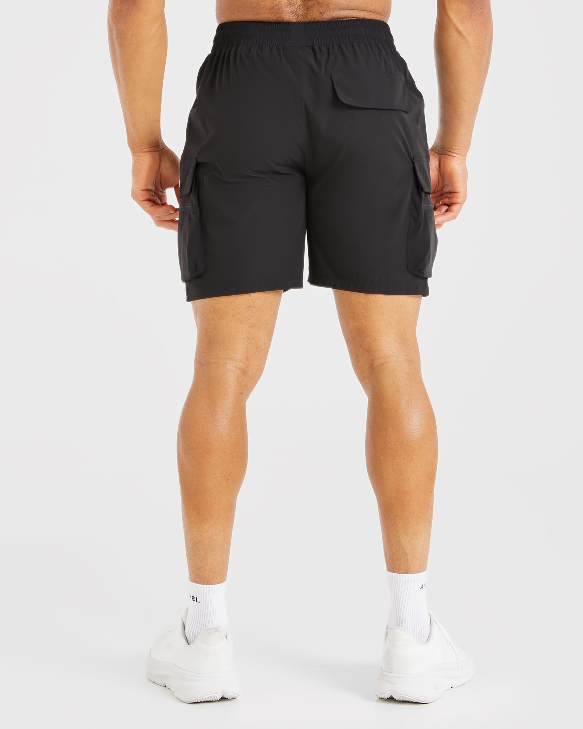 Sport Cargo Shorts - Zwart