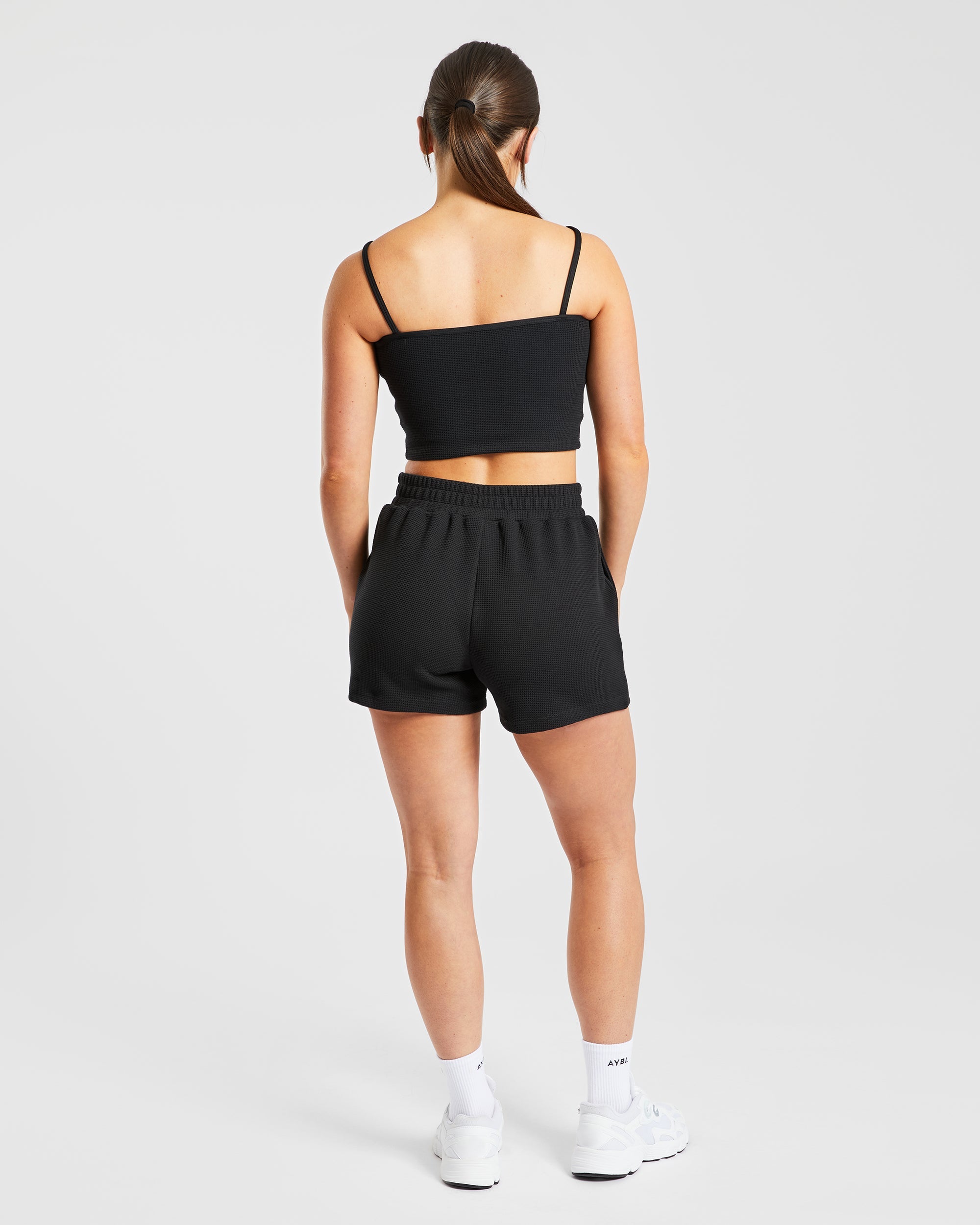 Waffle Shorts - Zwart