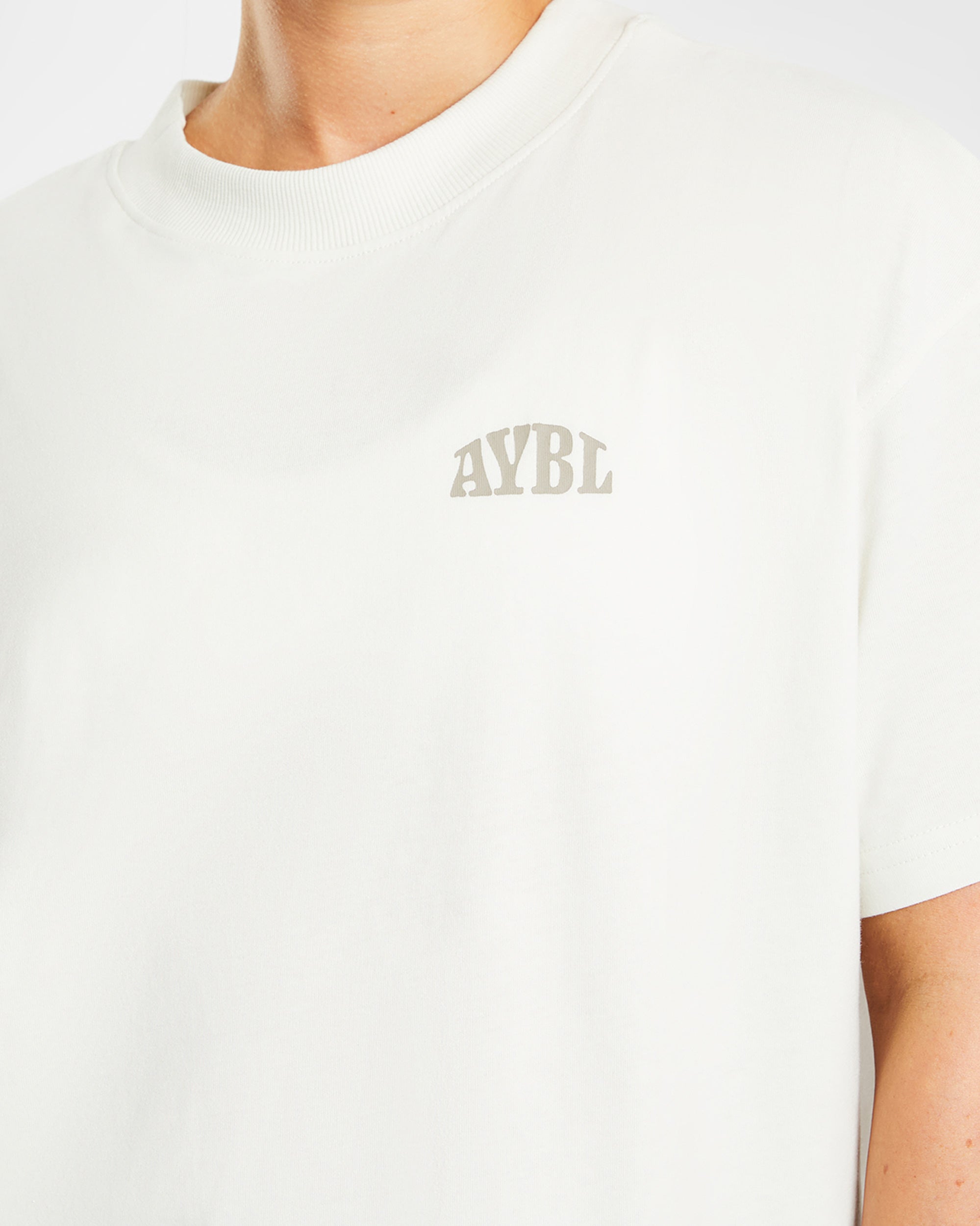 Mind Over Matter Oversized T Shirt - Beige/Bruin