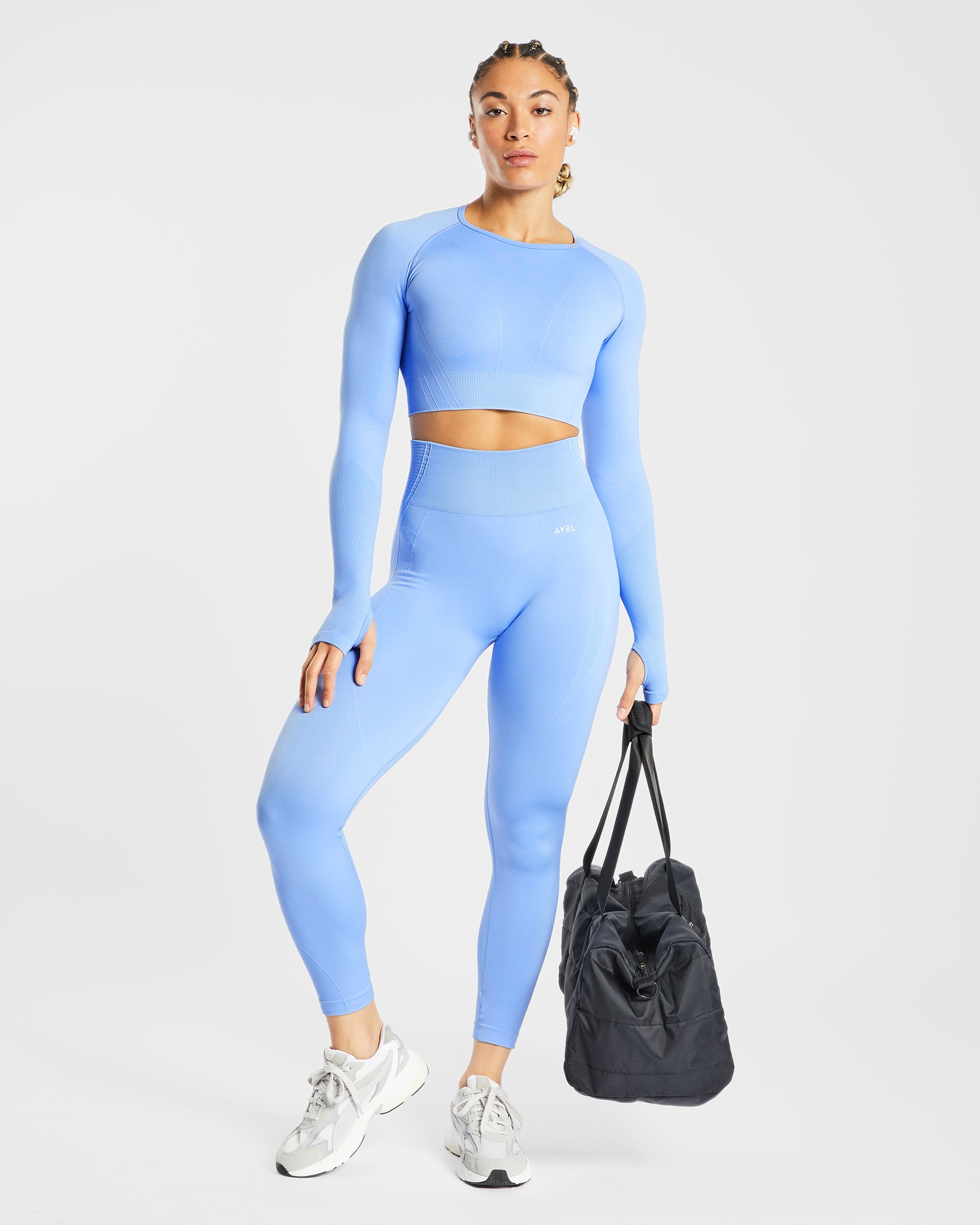 Balance V2 Seamless Leggings - Chambray Blauw