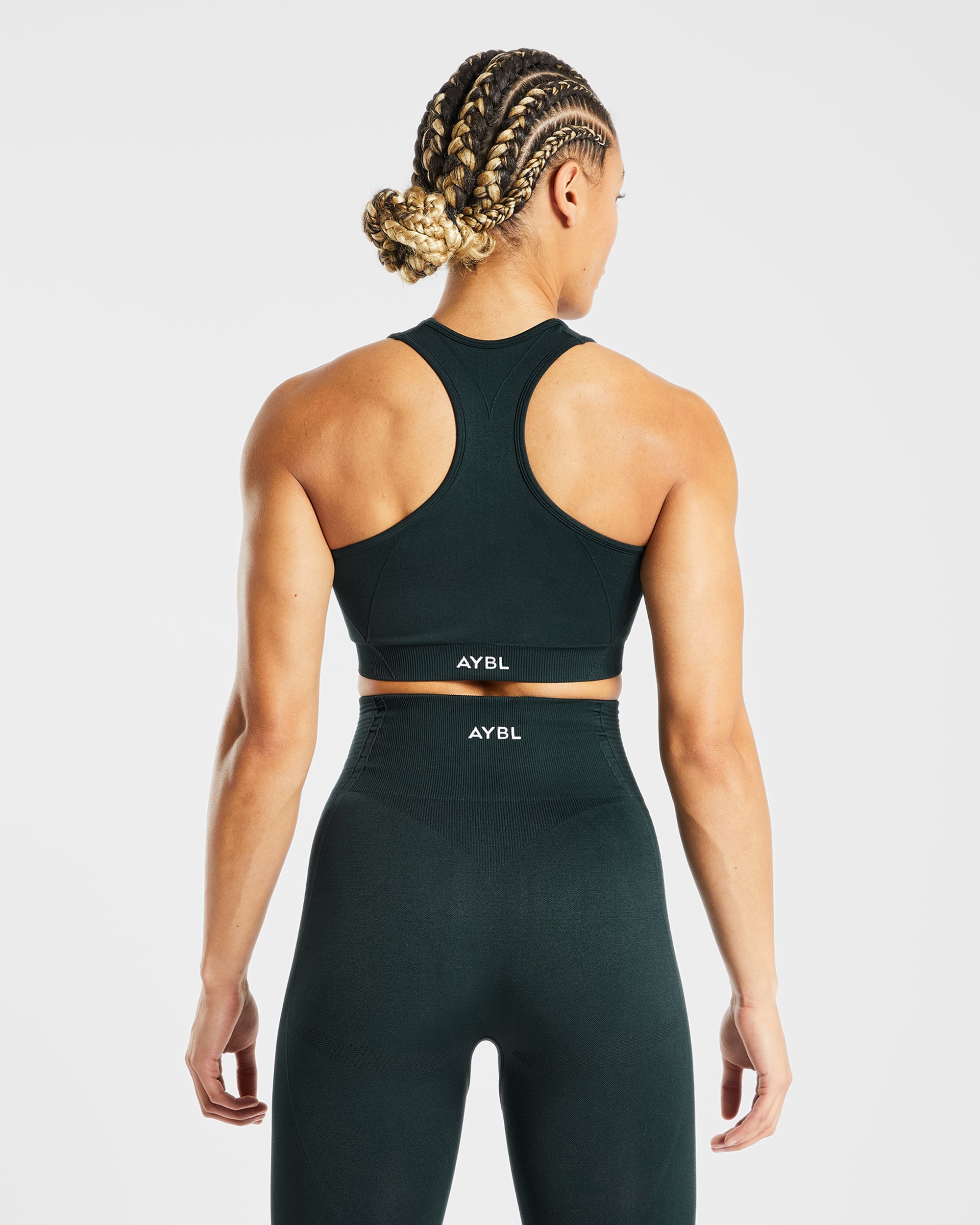 Balance V2 Seamless Sports Bra - Forest Groen
