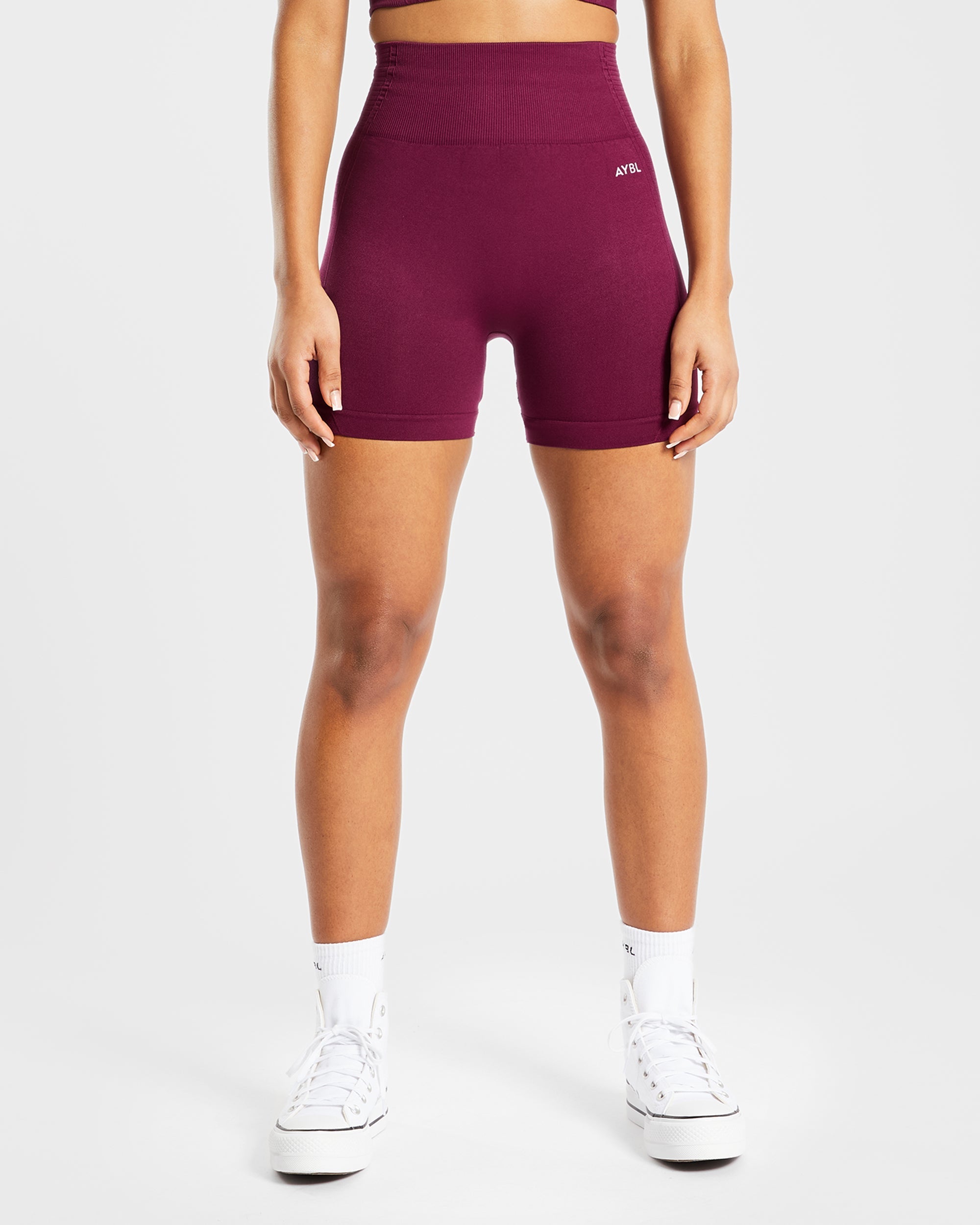 Balance V2 Seamless Shorts - Paars Wine