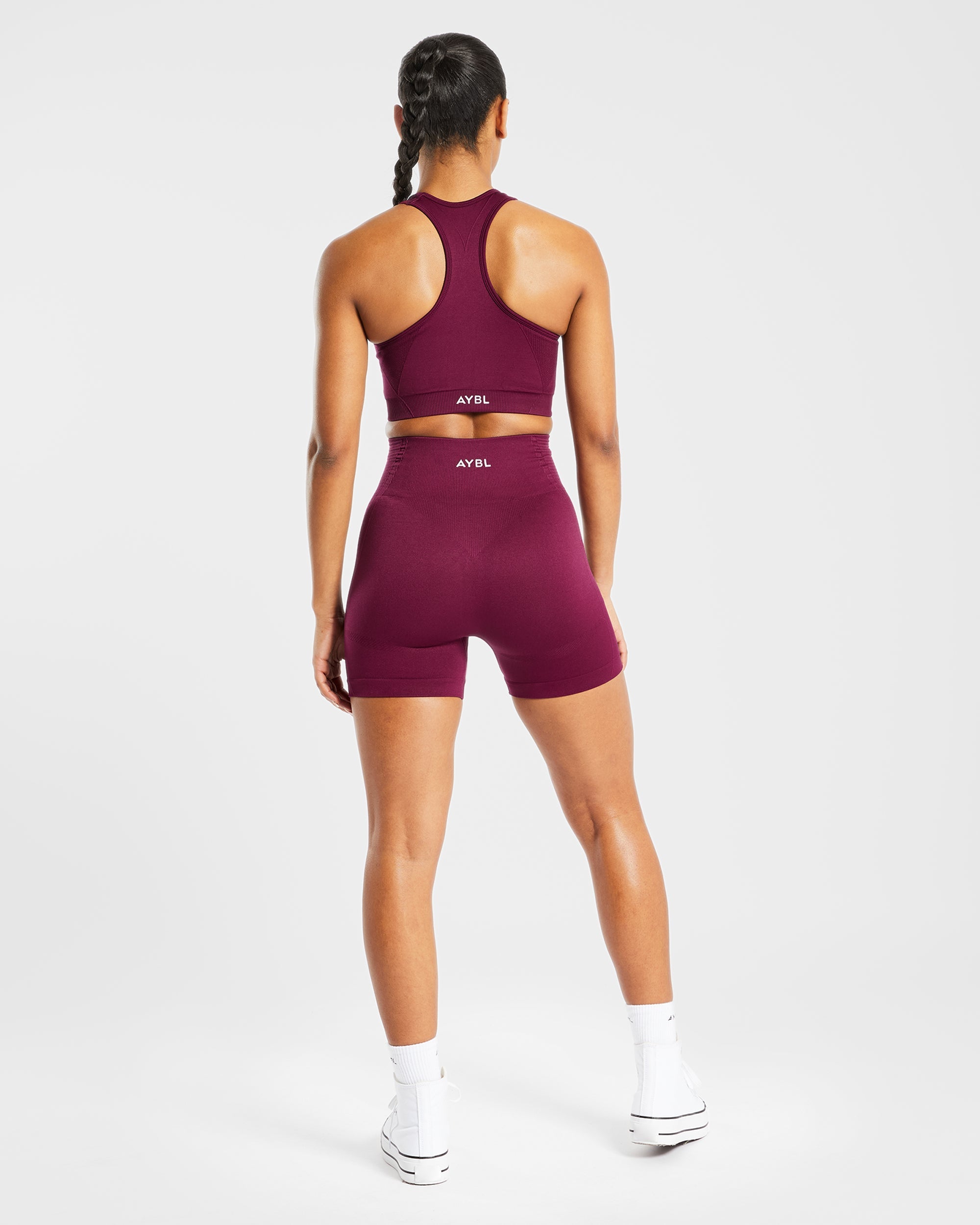 Balance V2 Seamless Shorts - Paars Wine