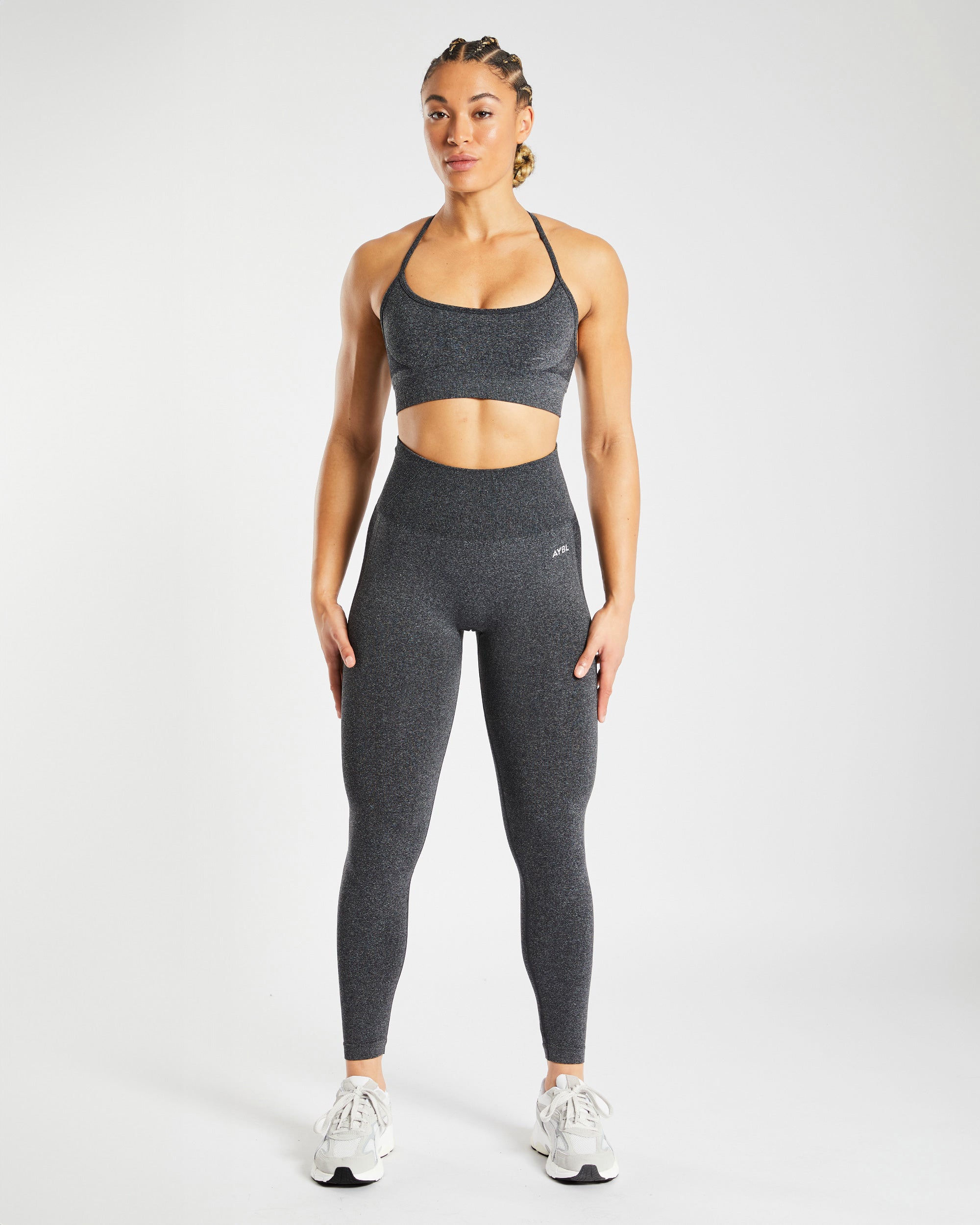 Empower Seamless Sports Bra - Zwart Marl