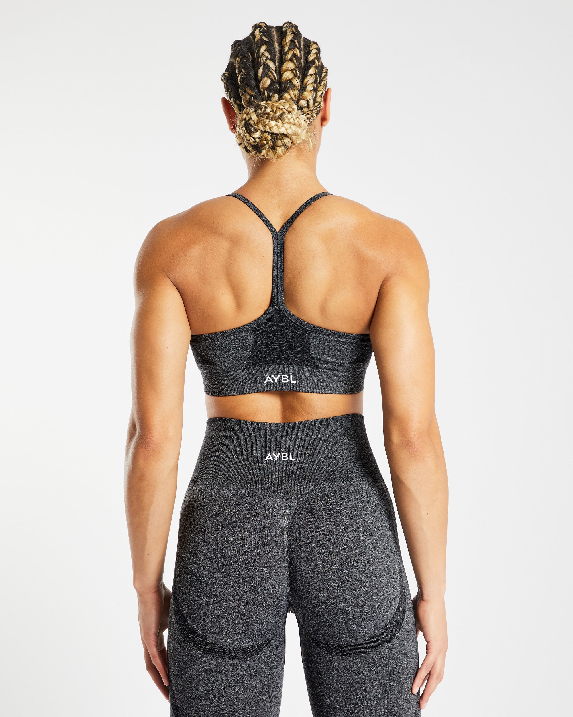 Empower Seamless Sports Bra - Zwart Marl