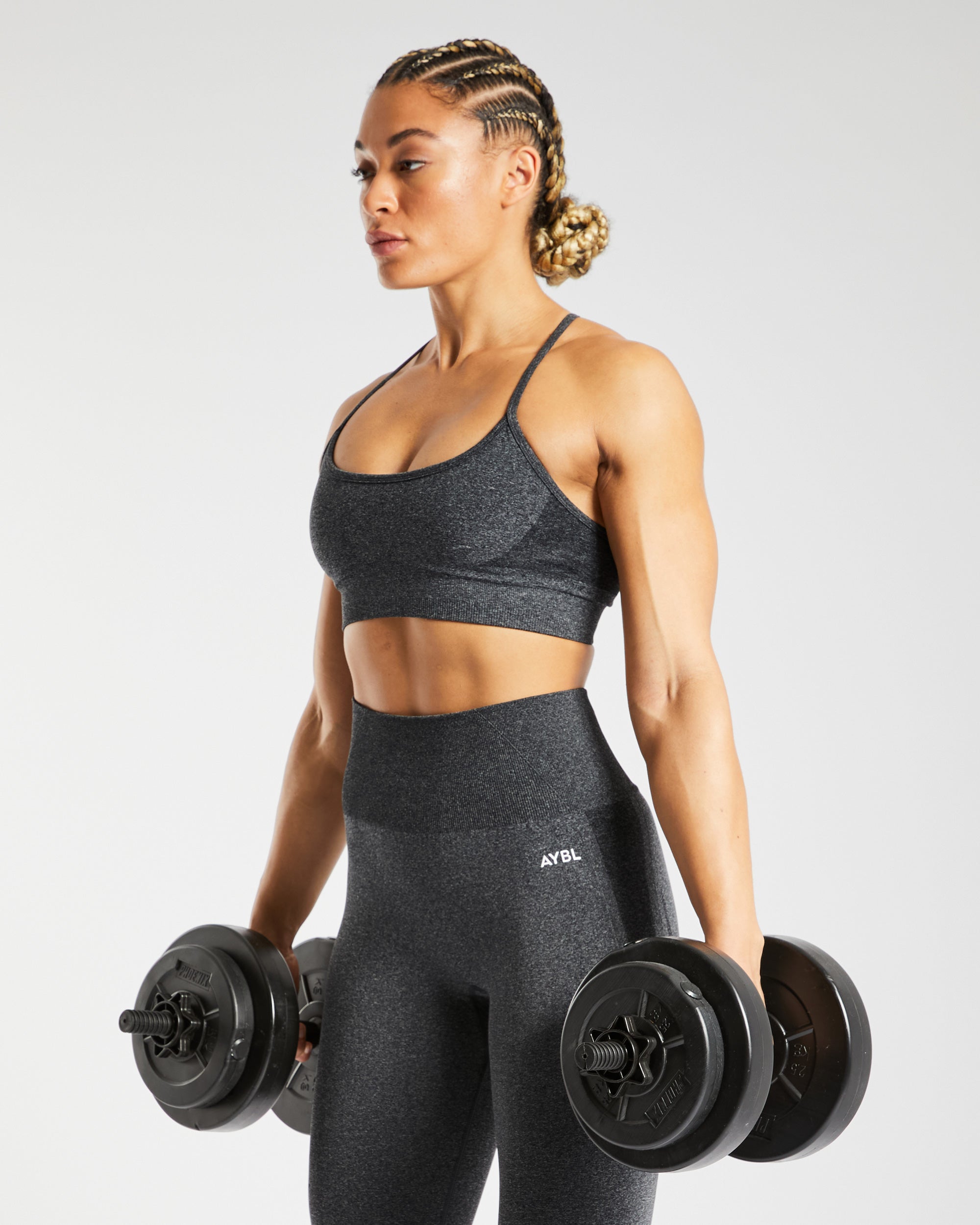 Empower Seamless Sports Bra - Zwart Marl