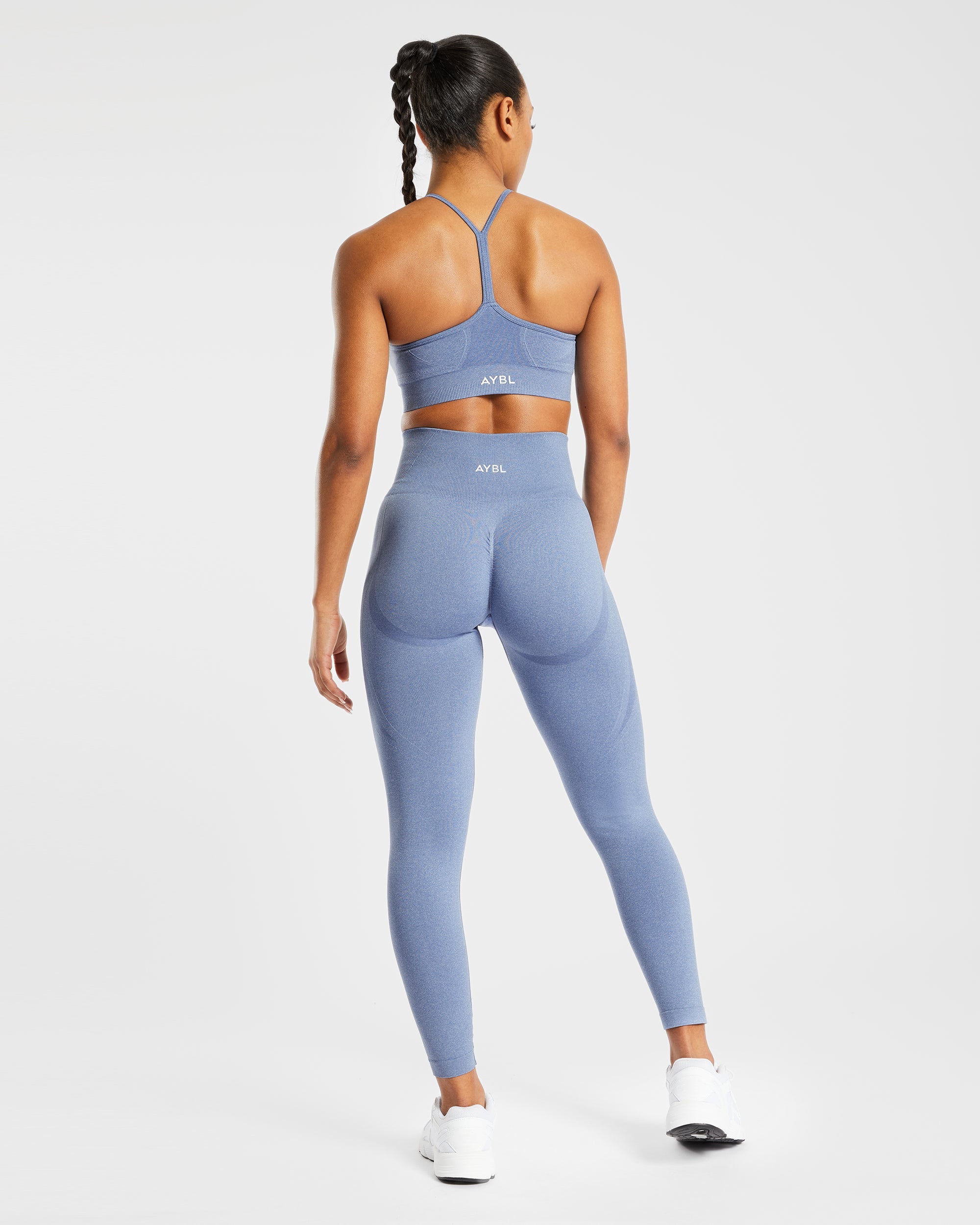 Empower Seamless Sports Bra - Blauw Marl