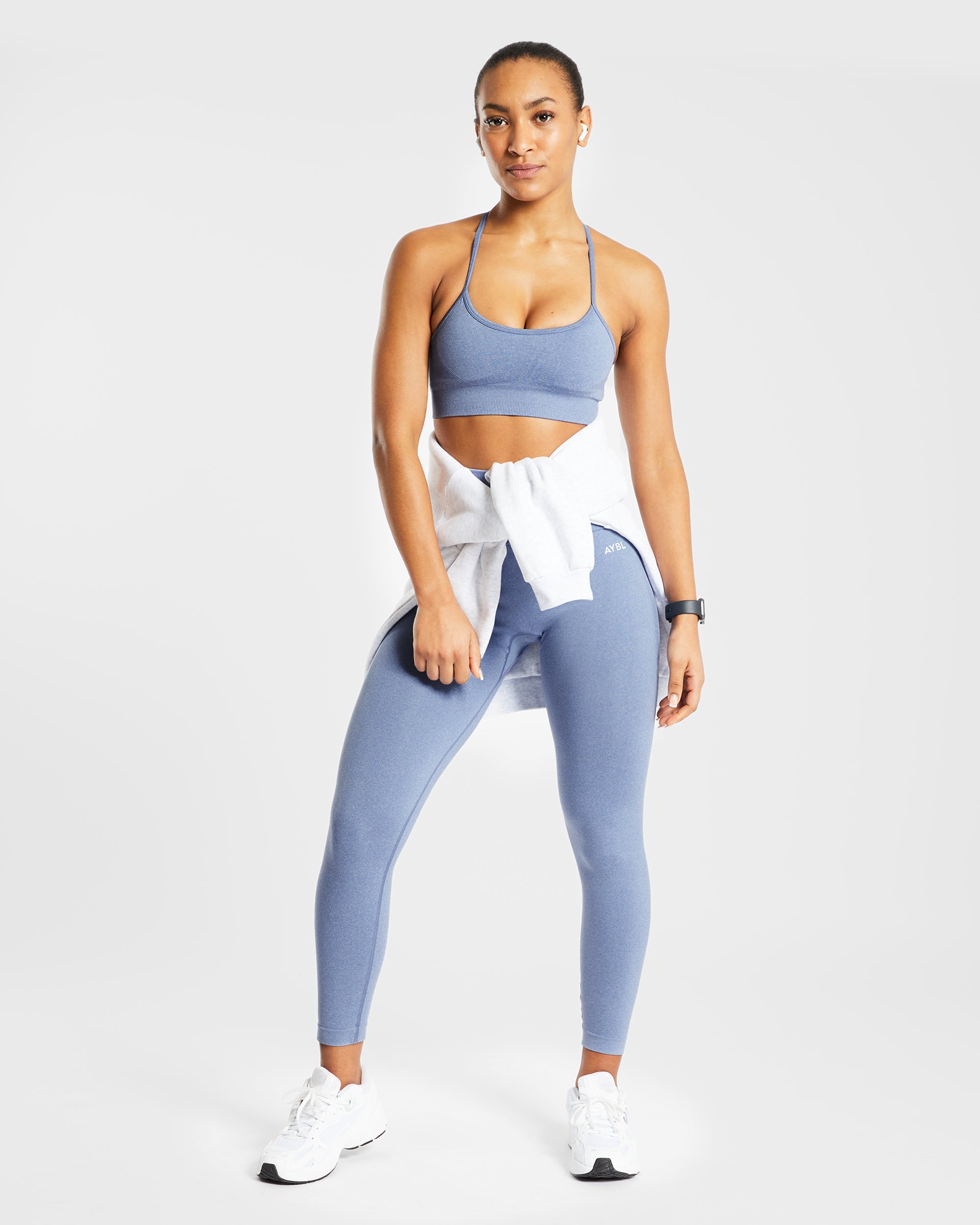 Empower Seamless Sports Bra - Blauw Marl