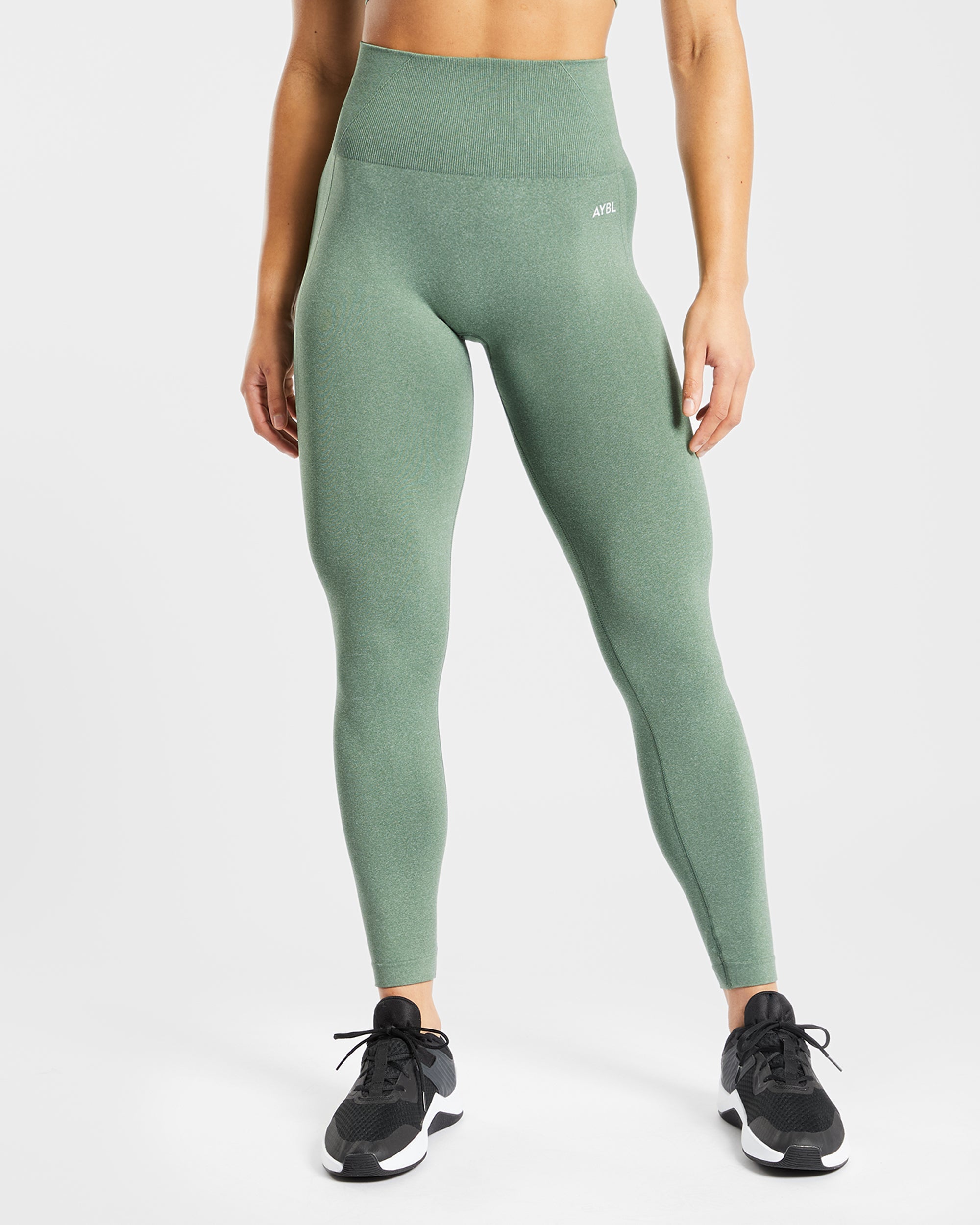 Empower Seamless Leggings - Olive Marl