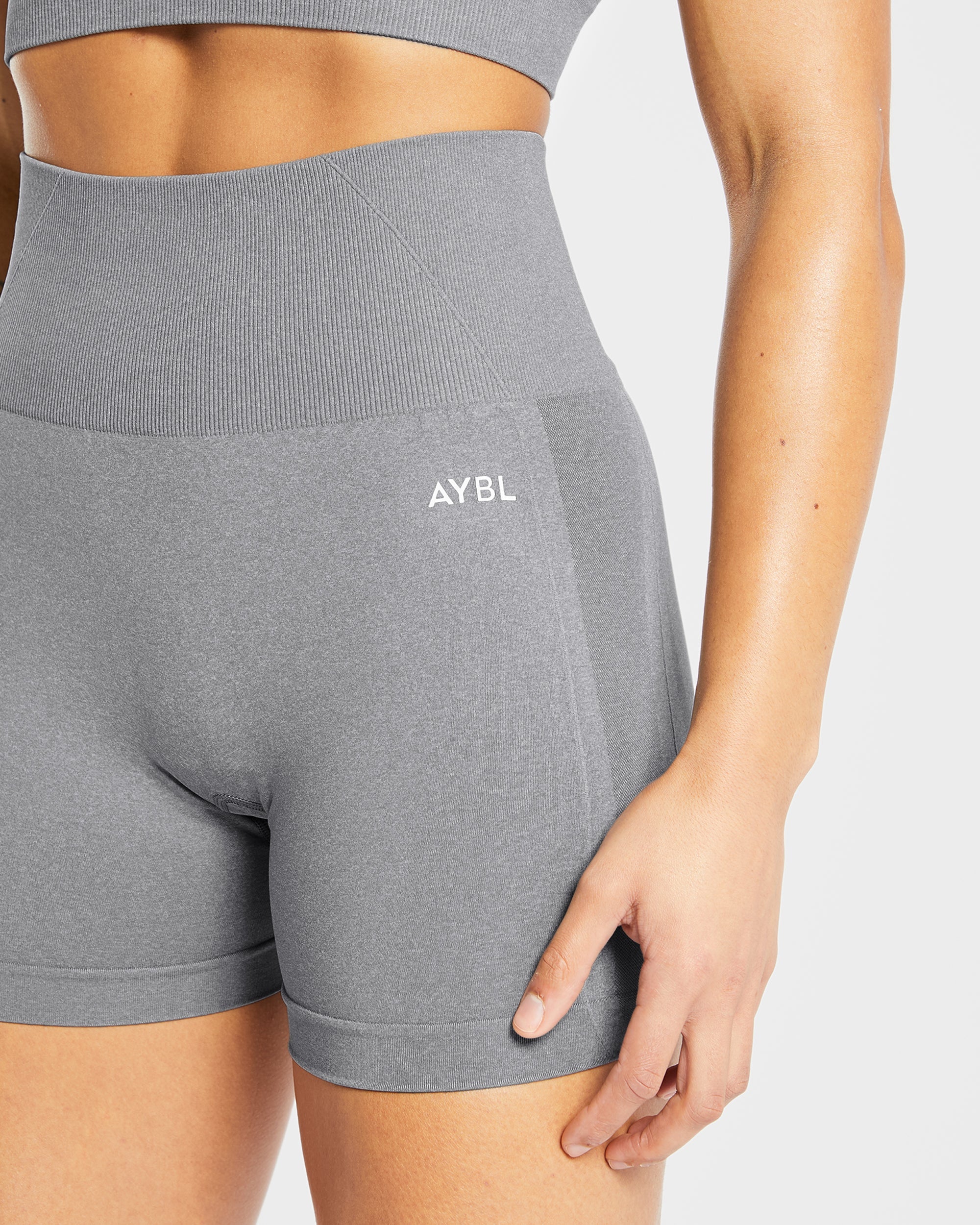 Empower Seamless Shorts - Grijs Marl