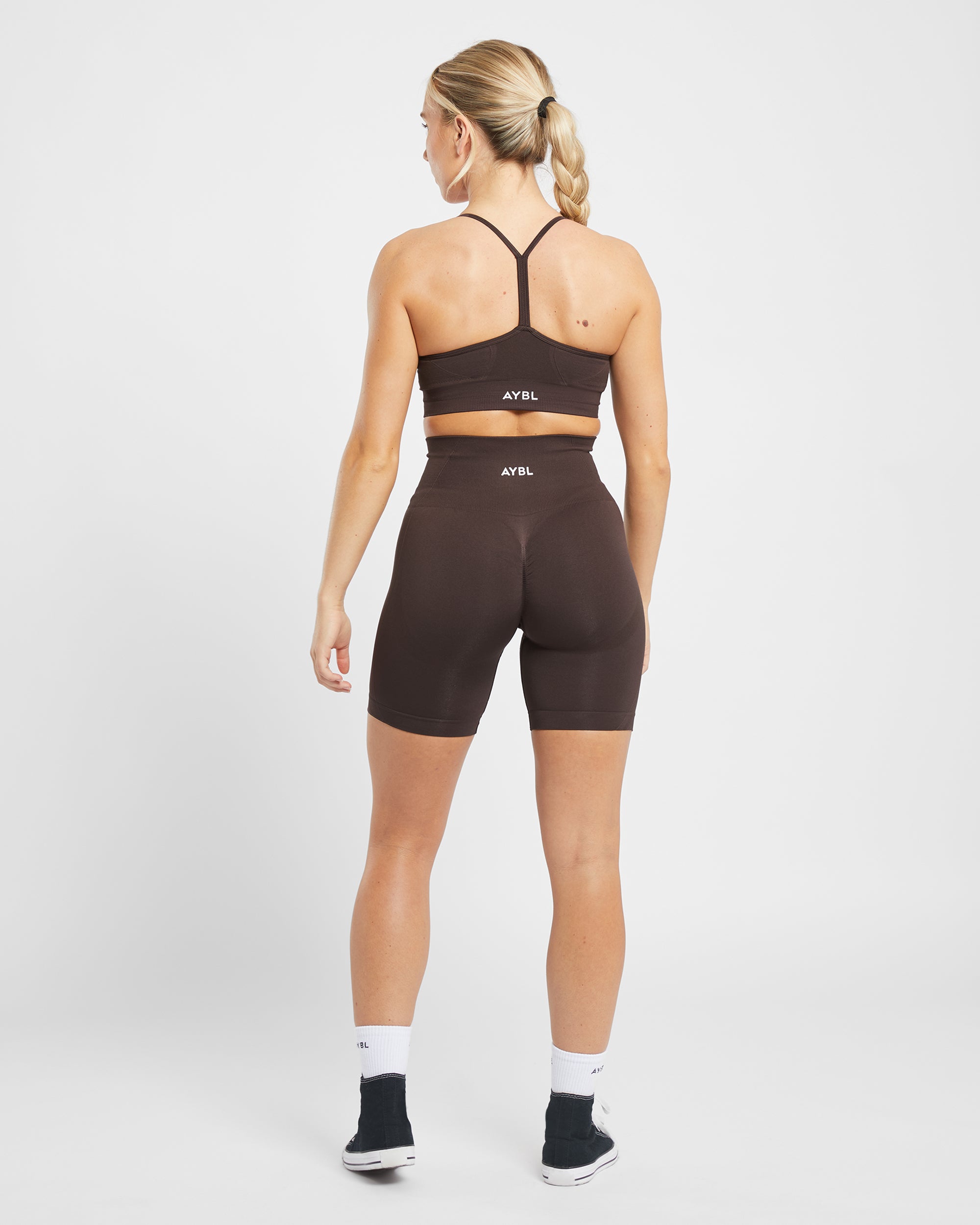 Empower Seamless Cycling Shorts - Cocoa Bruin
