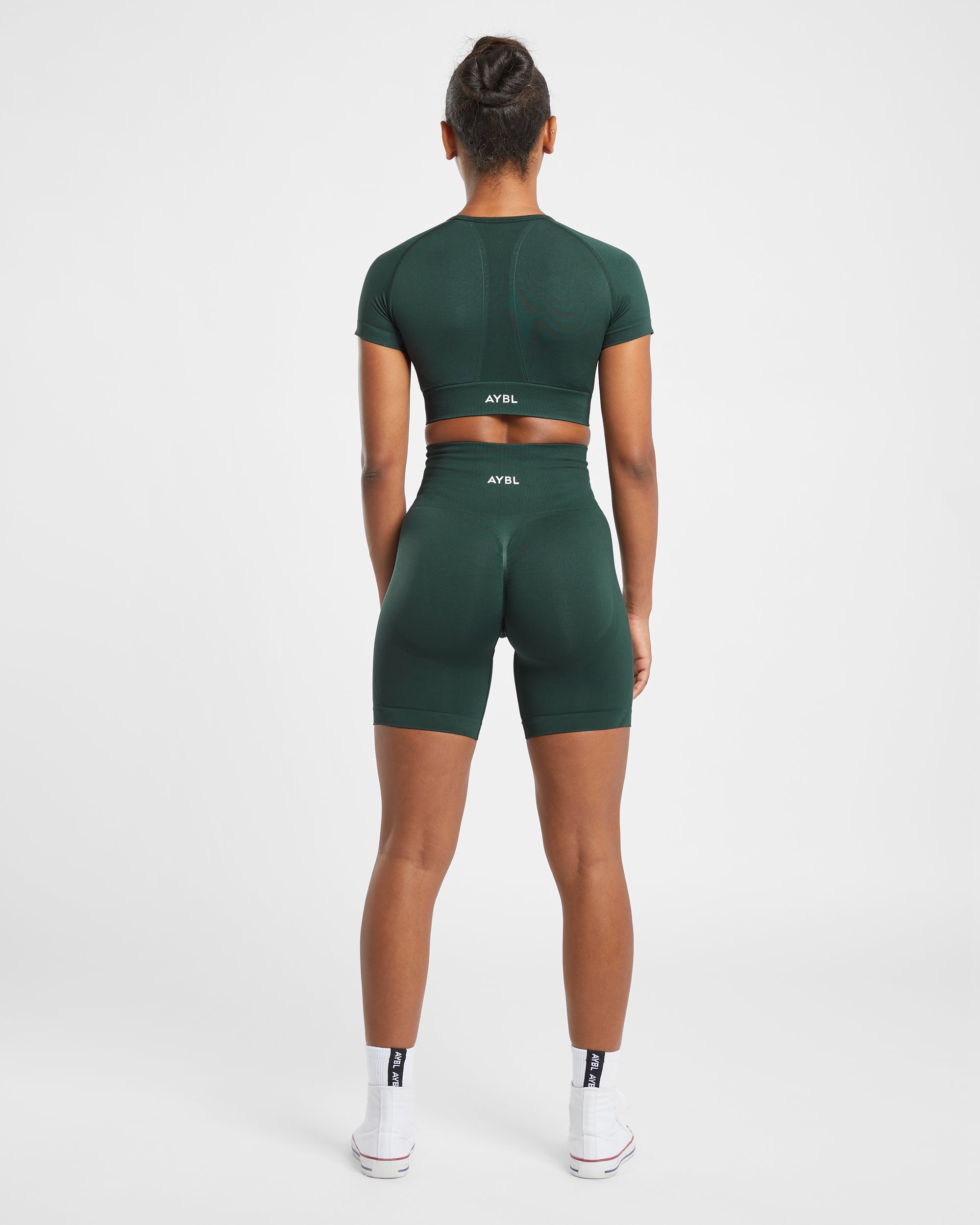 Empower Seamless Cycling Shorts - Dark Groen