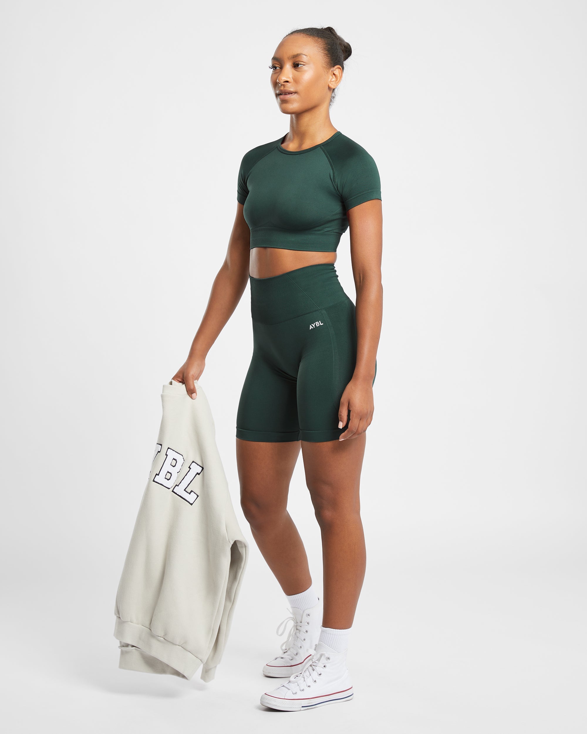 Empower Seamless Cycling Shorts - Dark Groen
