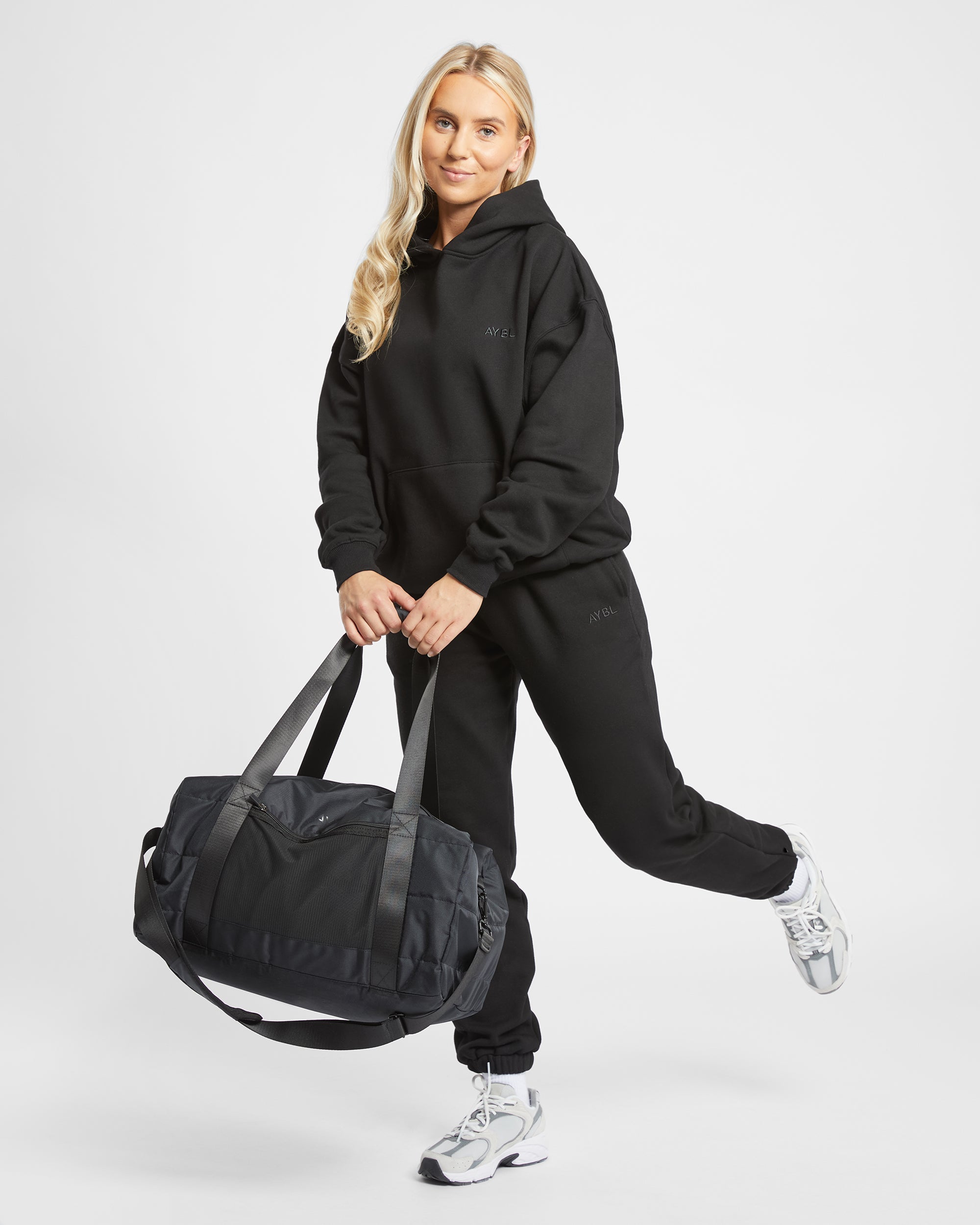 Premium Oversized Joggers - Zwart