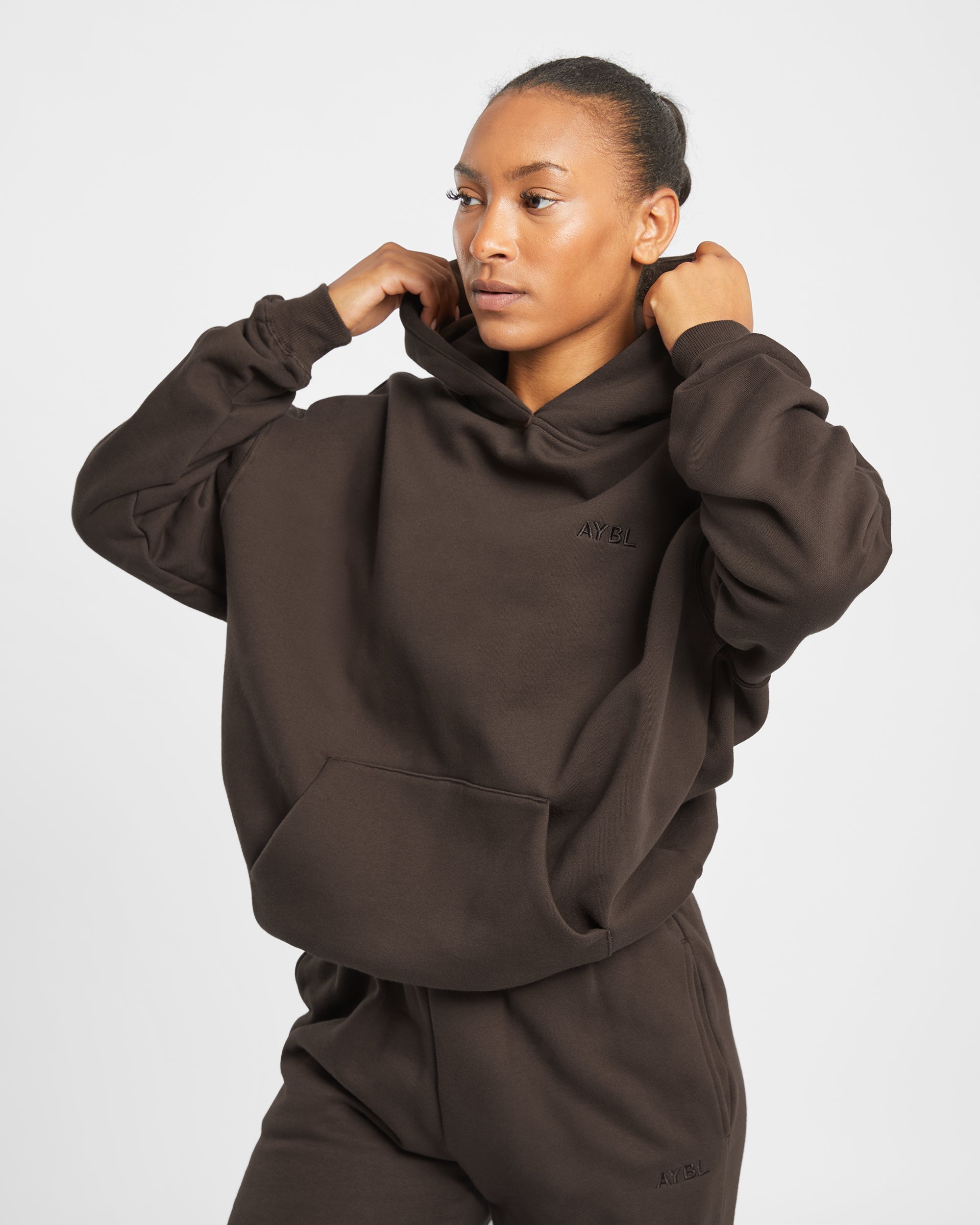 Premium Oversized Hoodie - Coffee Bruin