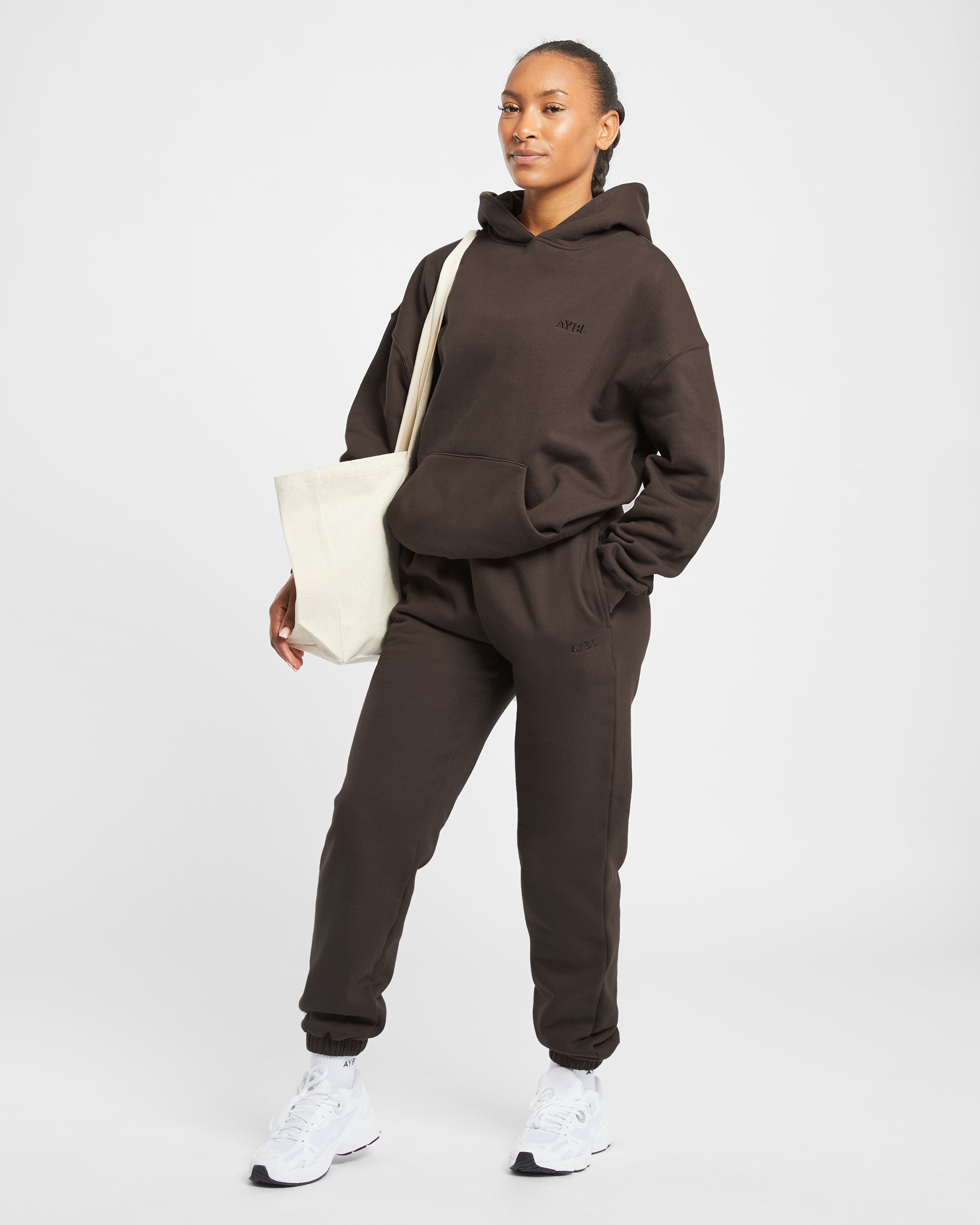 Premium Oversized Hoodie - Coffee Bruin