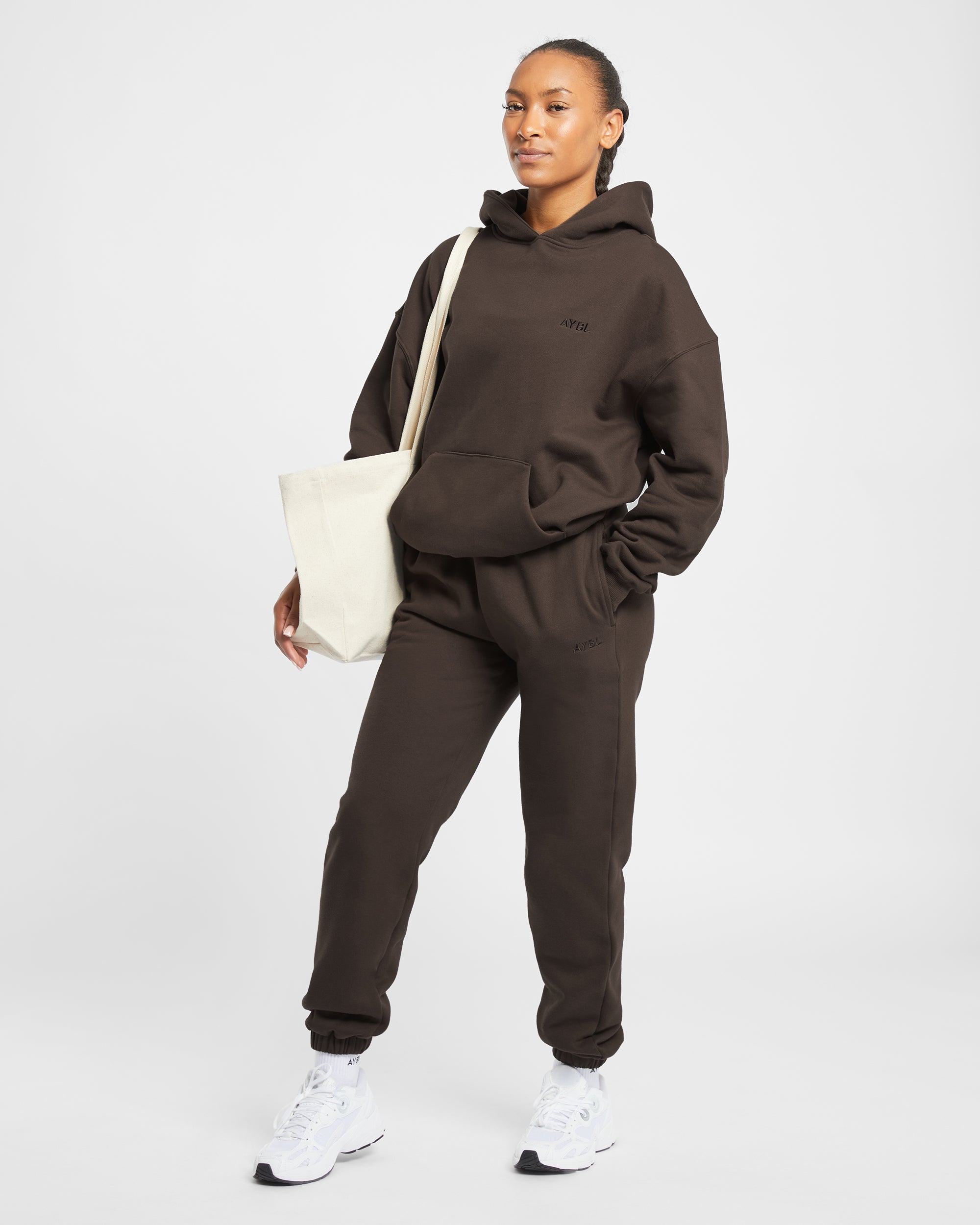 Premium Oversized Joggers - Coffee Bruin