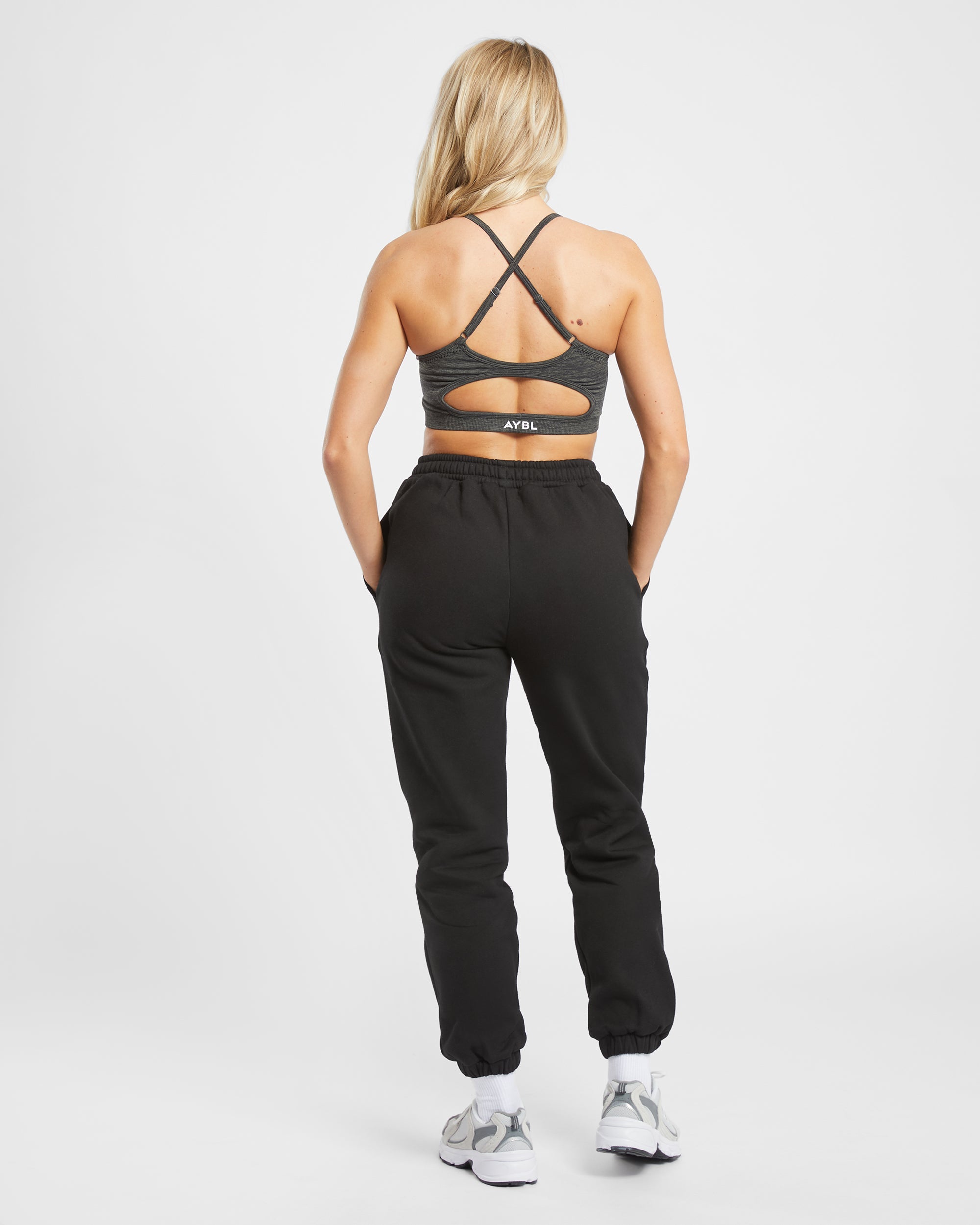 Premium Oversized Joggers - Zwart