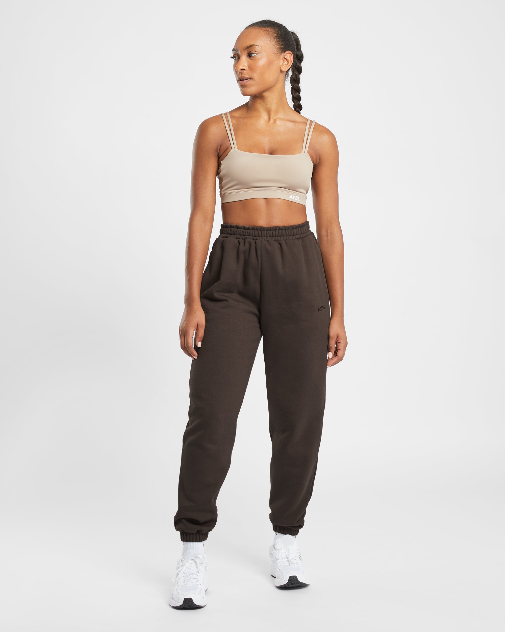 Premium Oversized Joggers - Coffee Bruin
