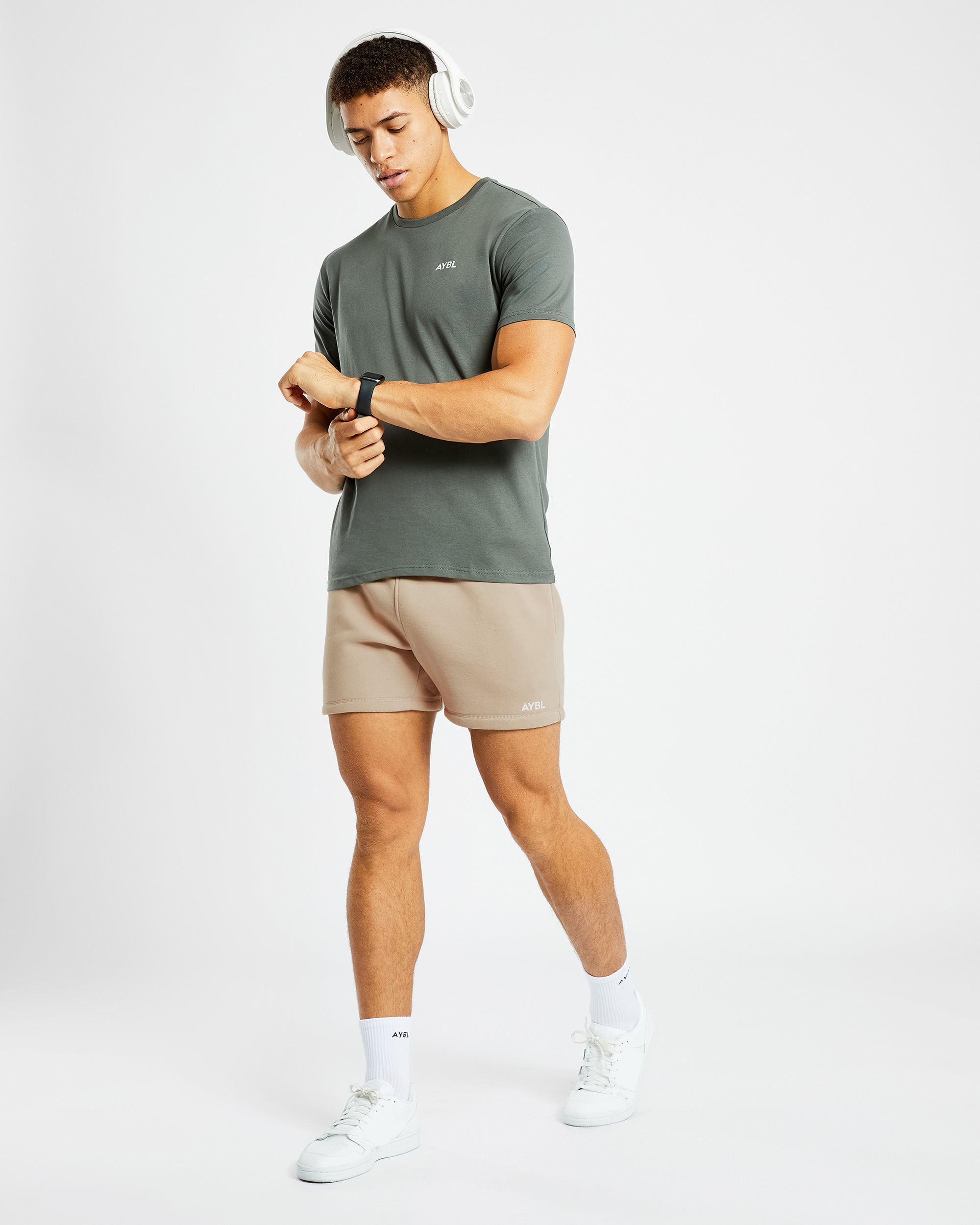 Essential T Shirt - Muted Groen