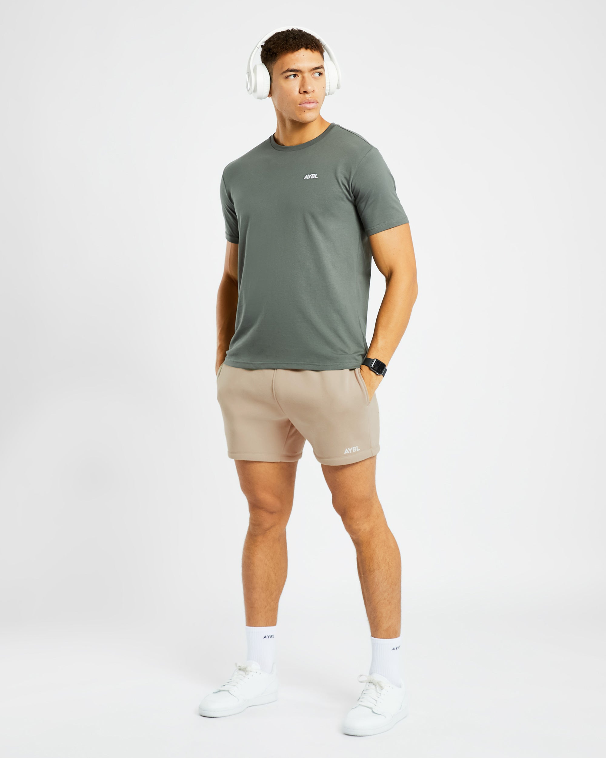 Essential T Shirt - Muted Groen