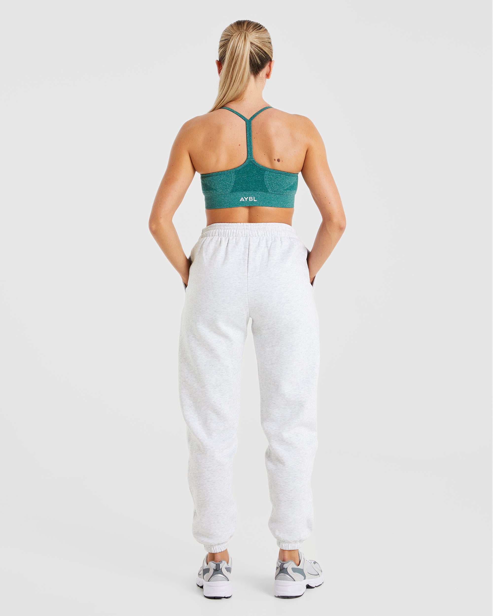 Premium Oversized Joggers - Heather Grijs