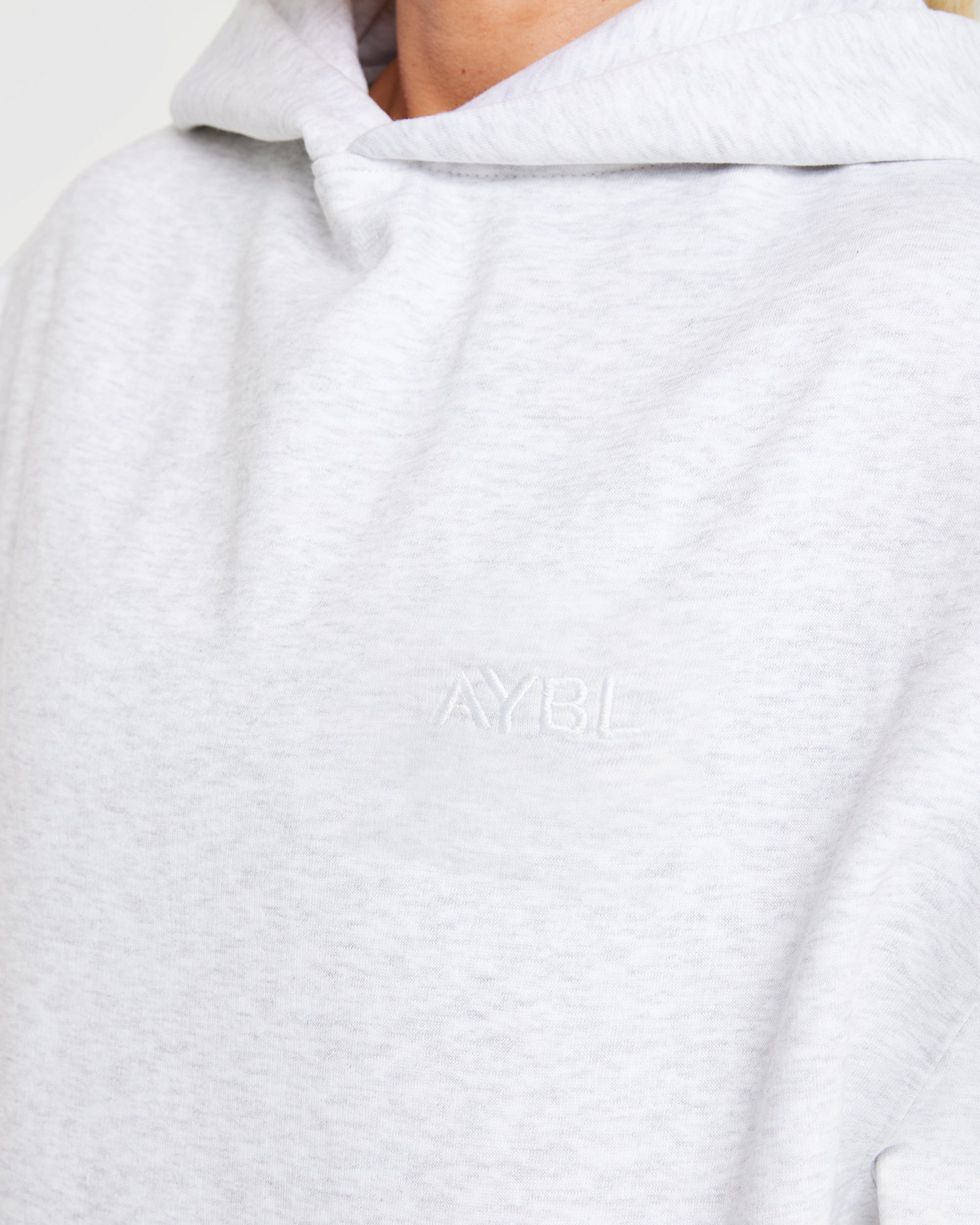 Premium Oversized Hoodie - Heather Grijs