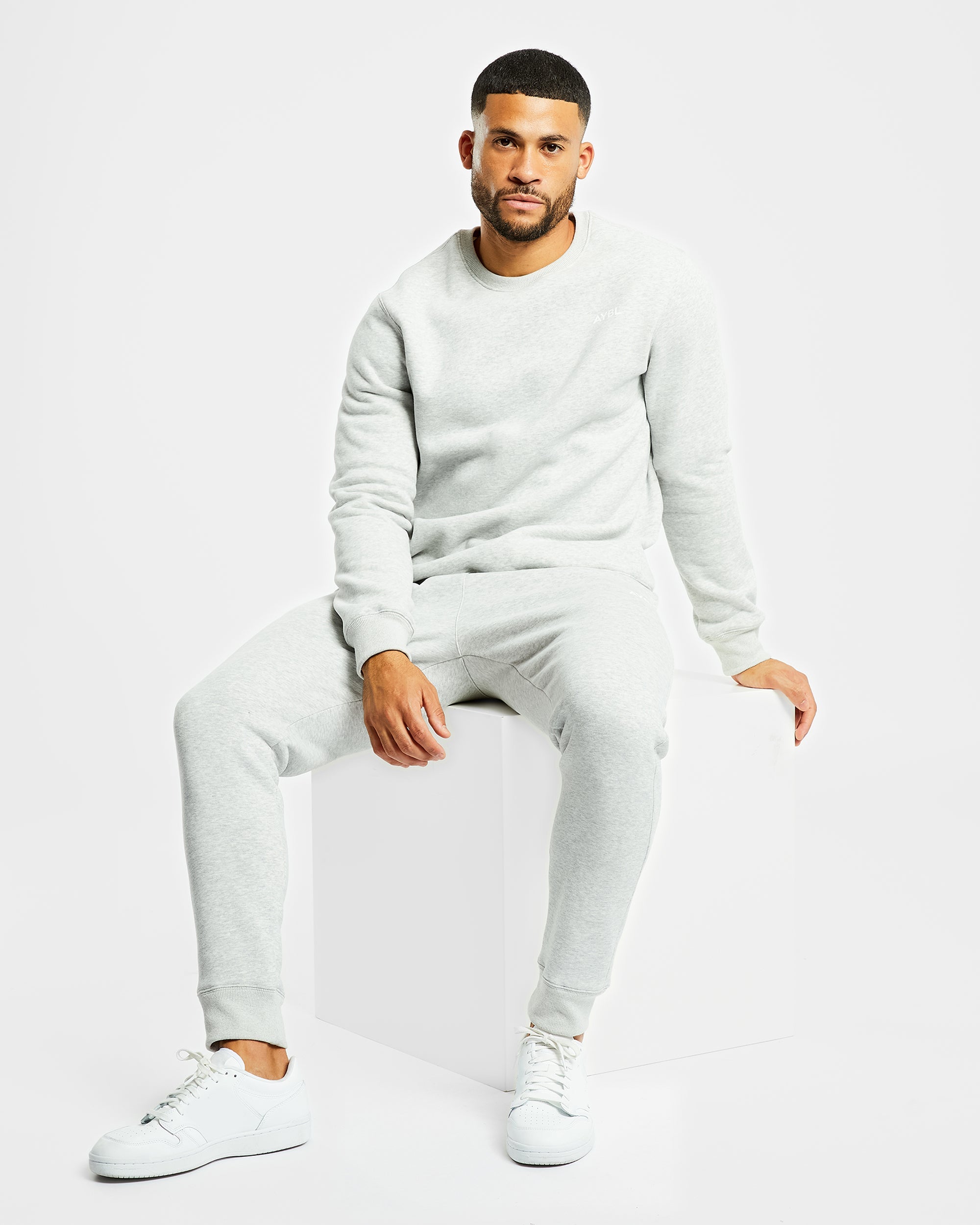 Essential Sweater - Grijs Marl