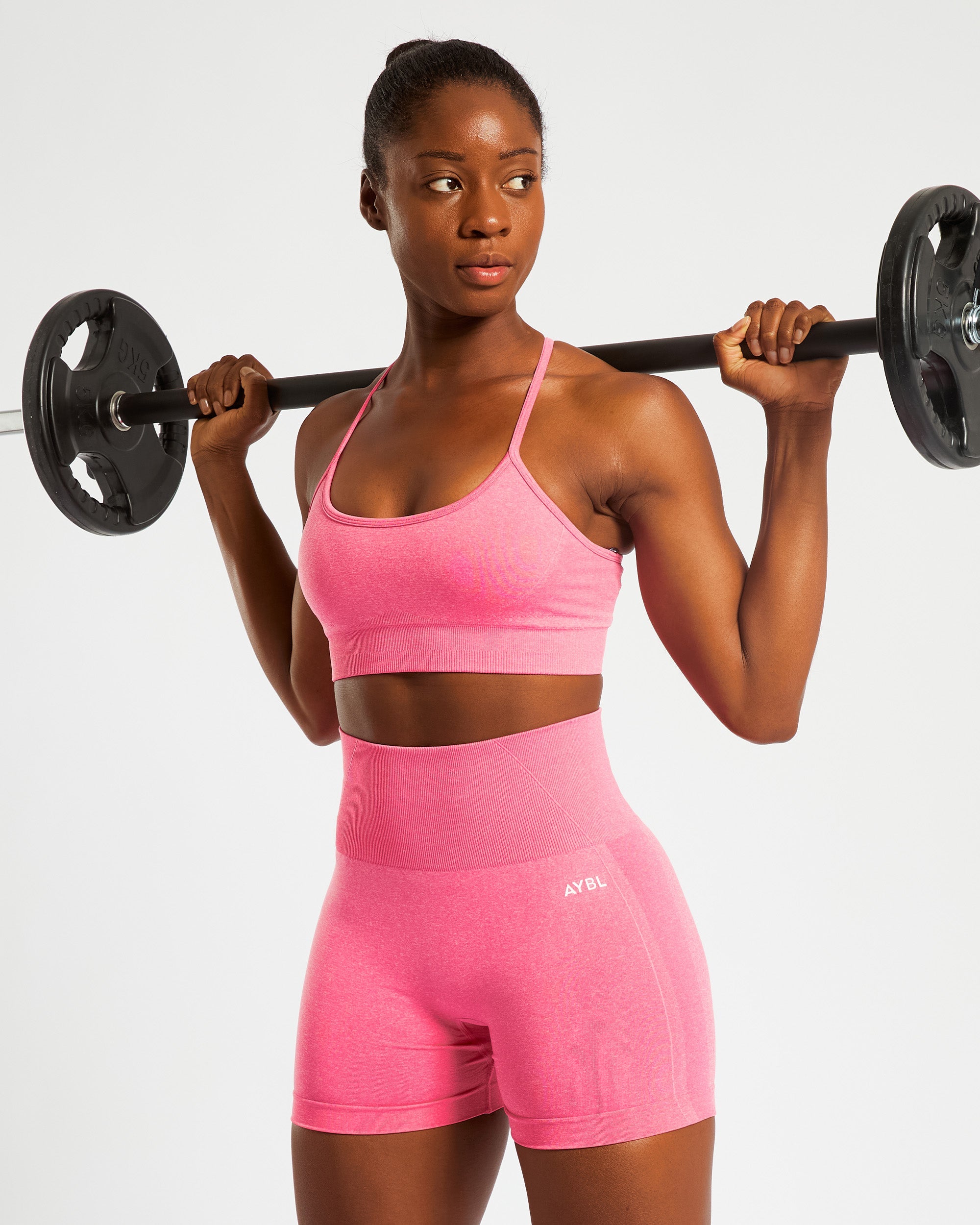 Empower Seamless Shorts - Roze Marl