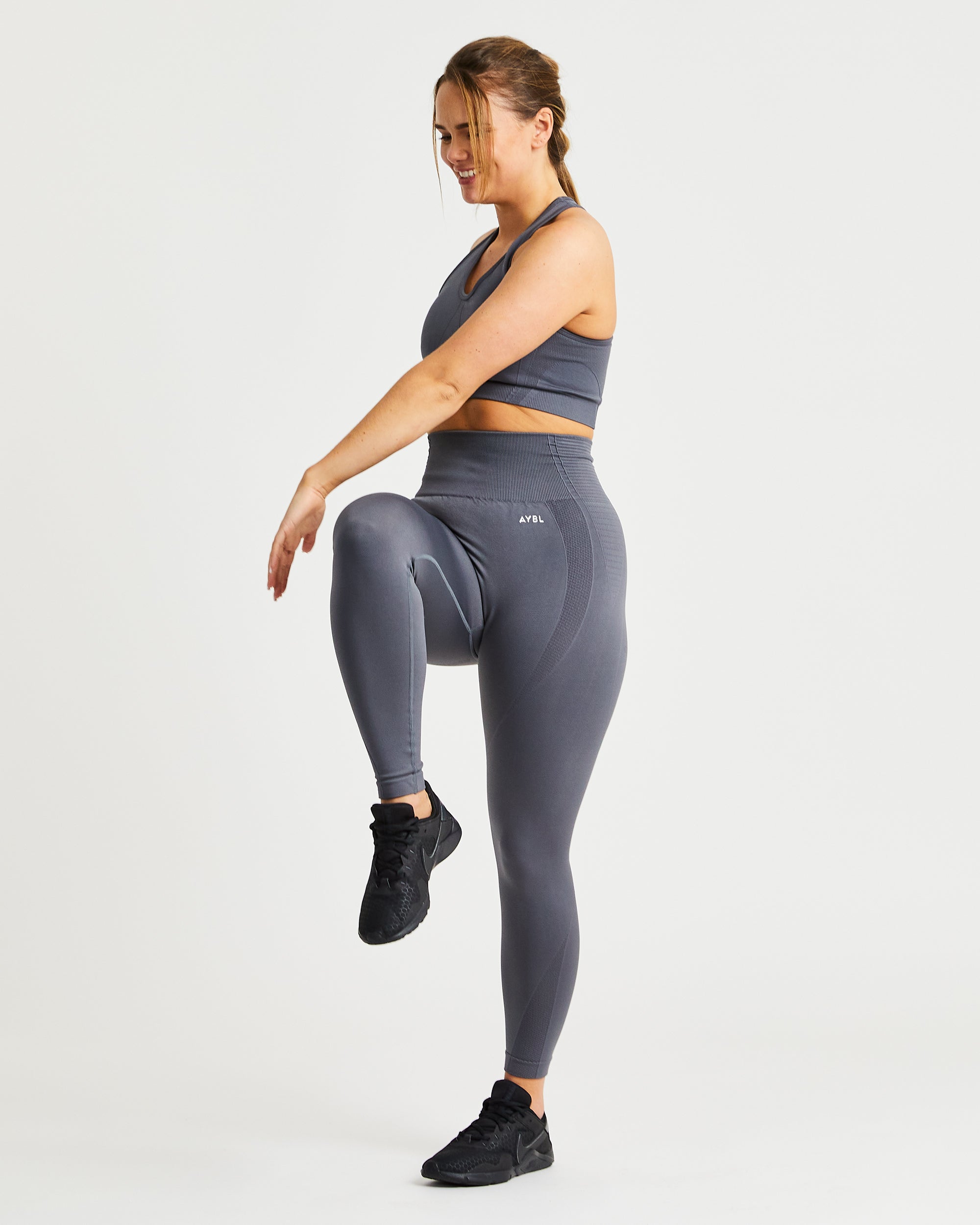 Balance V2 Seamless Leggings - Castlerock Grijs