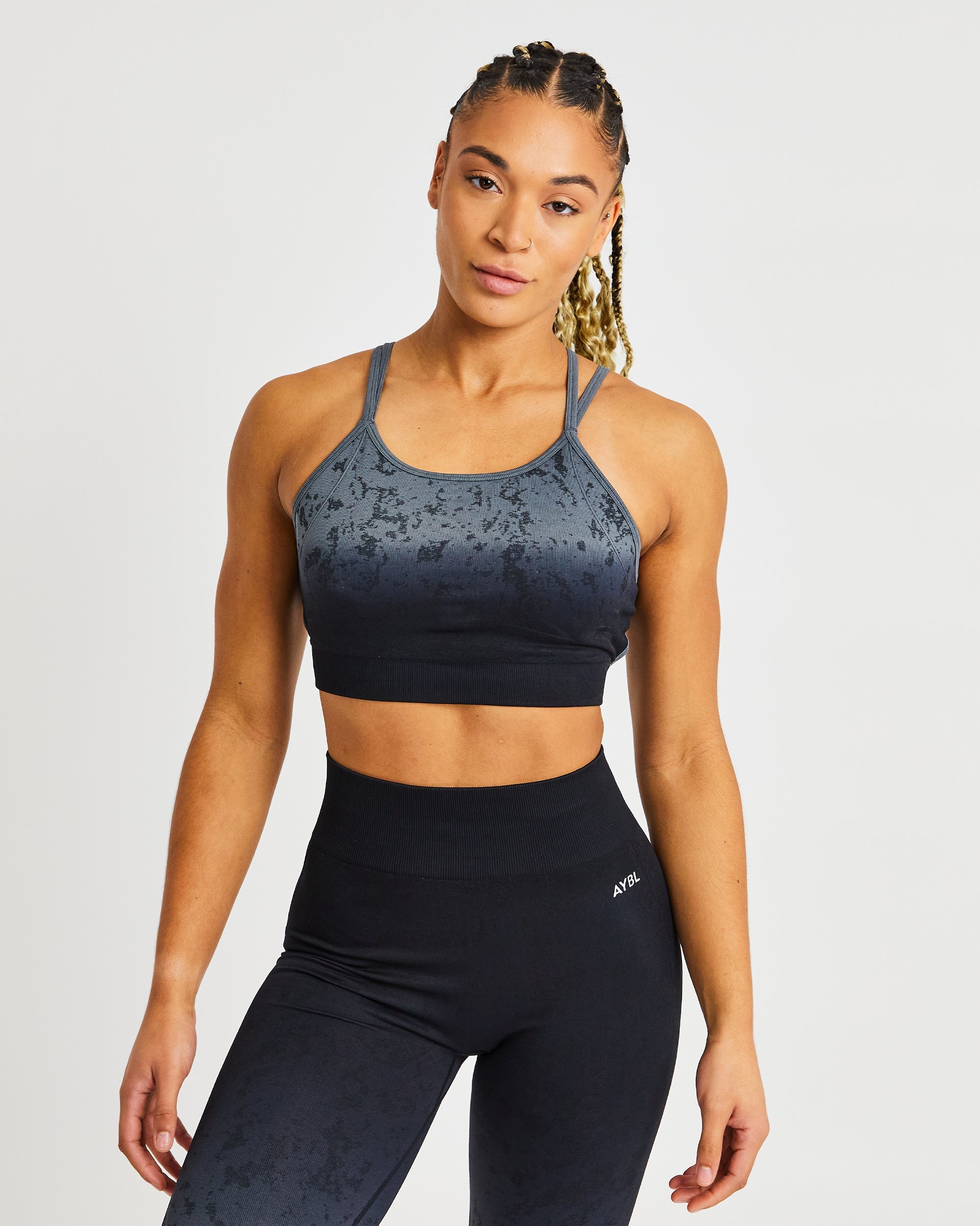 Flare Seamless Sports Bra - Zwart