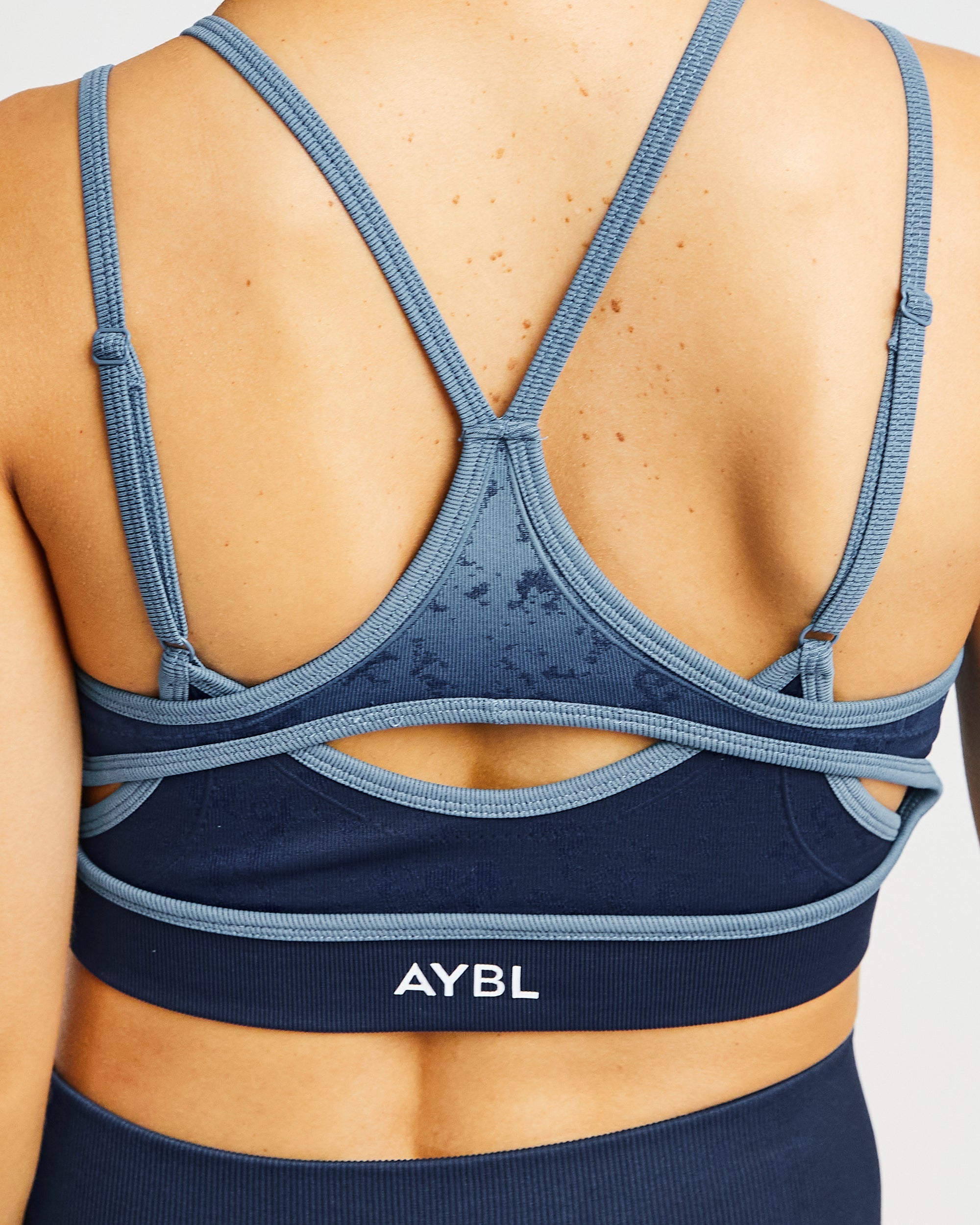 Flare Seamless Sports Bra - Blauw