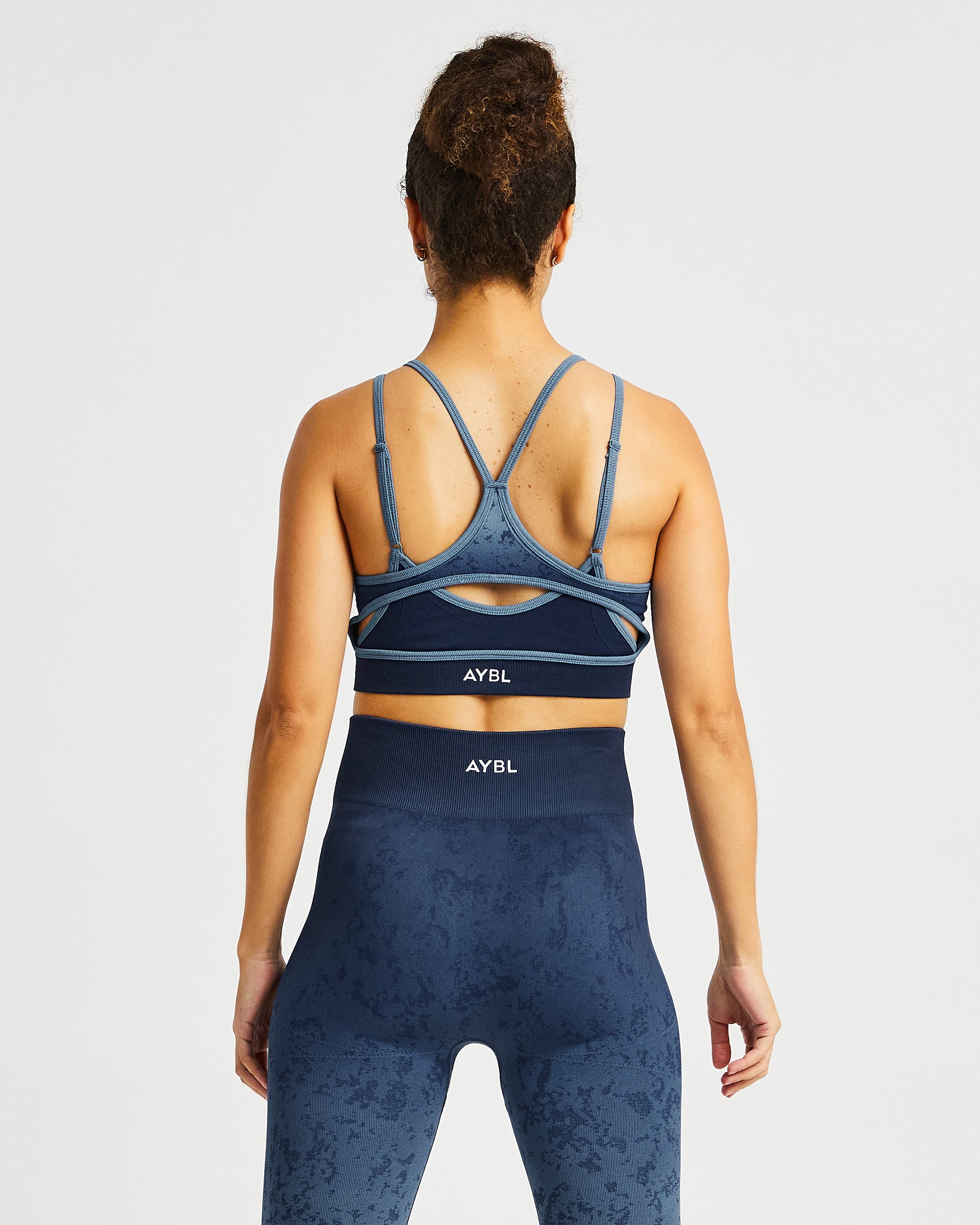 Flare Seamless Sports Bra - Blauw