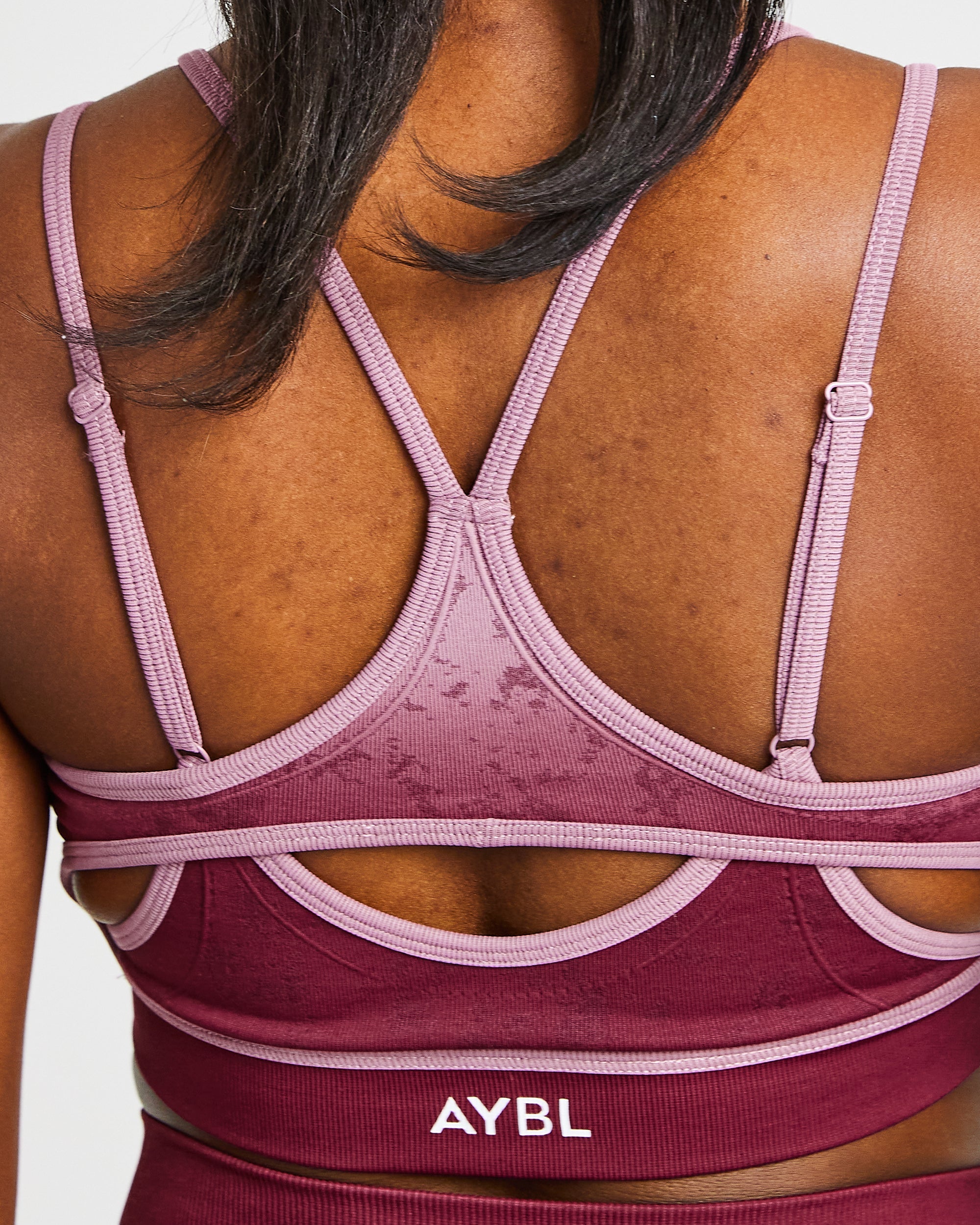 Flare Seamless Sports Bra - Plum