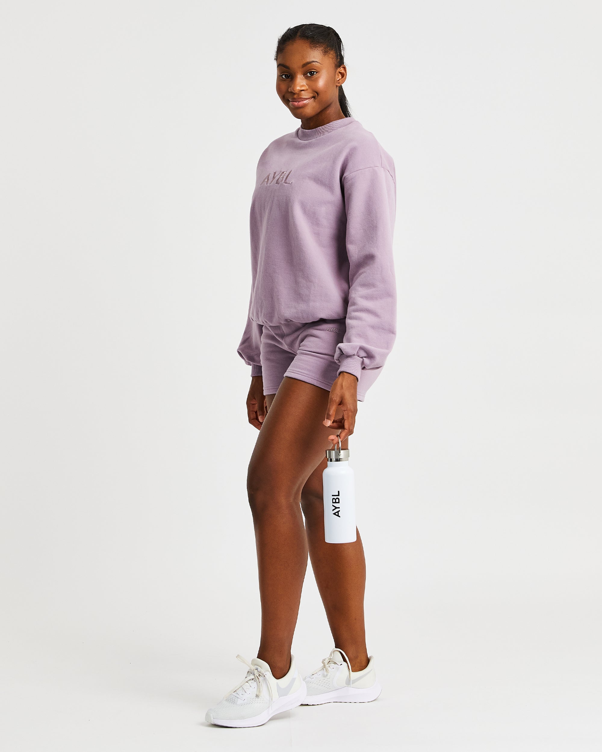 Everyday Relaxed Shorts - Muted Mauve