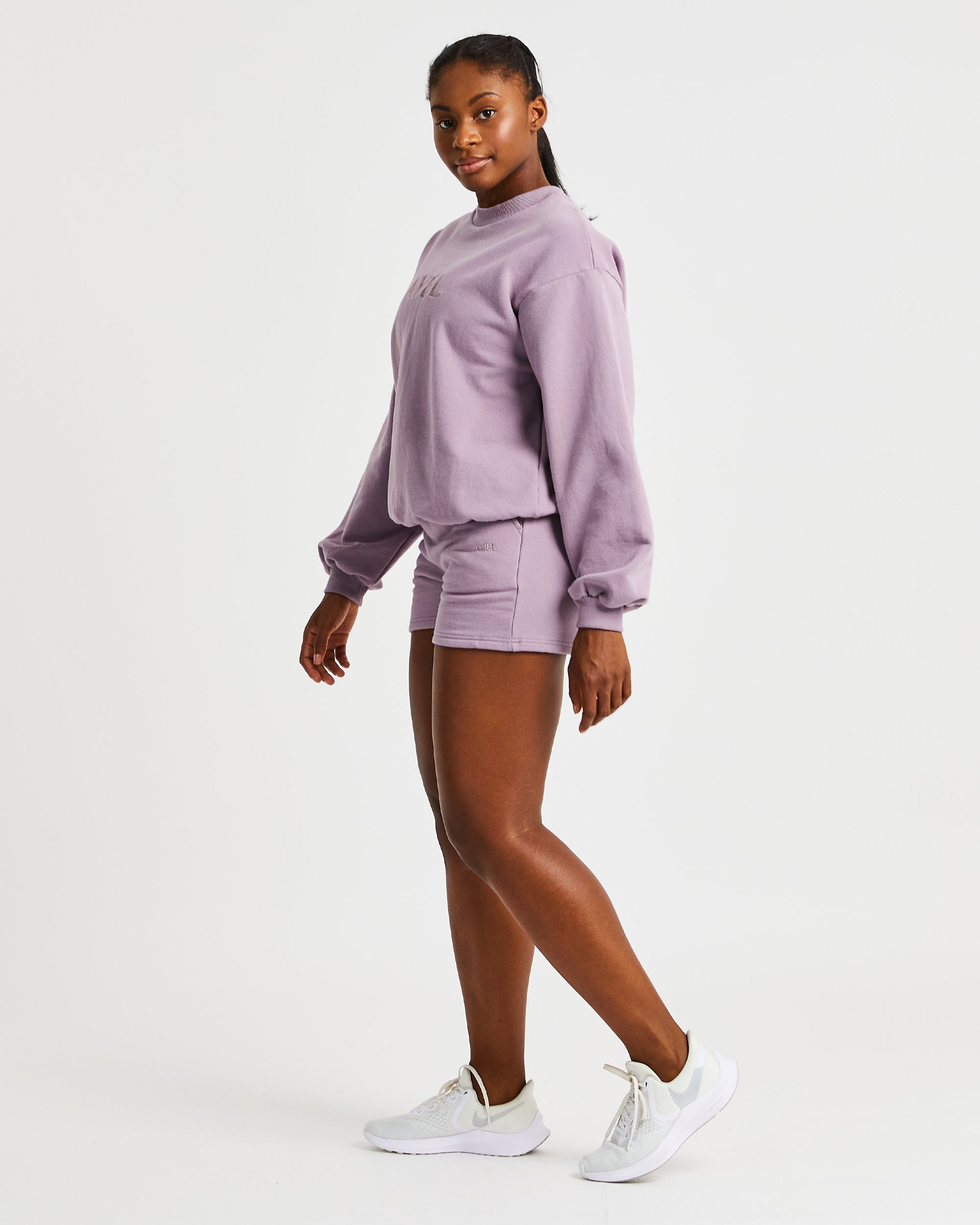 Everyday Relaxed Shorts - Muted Mauve