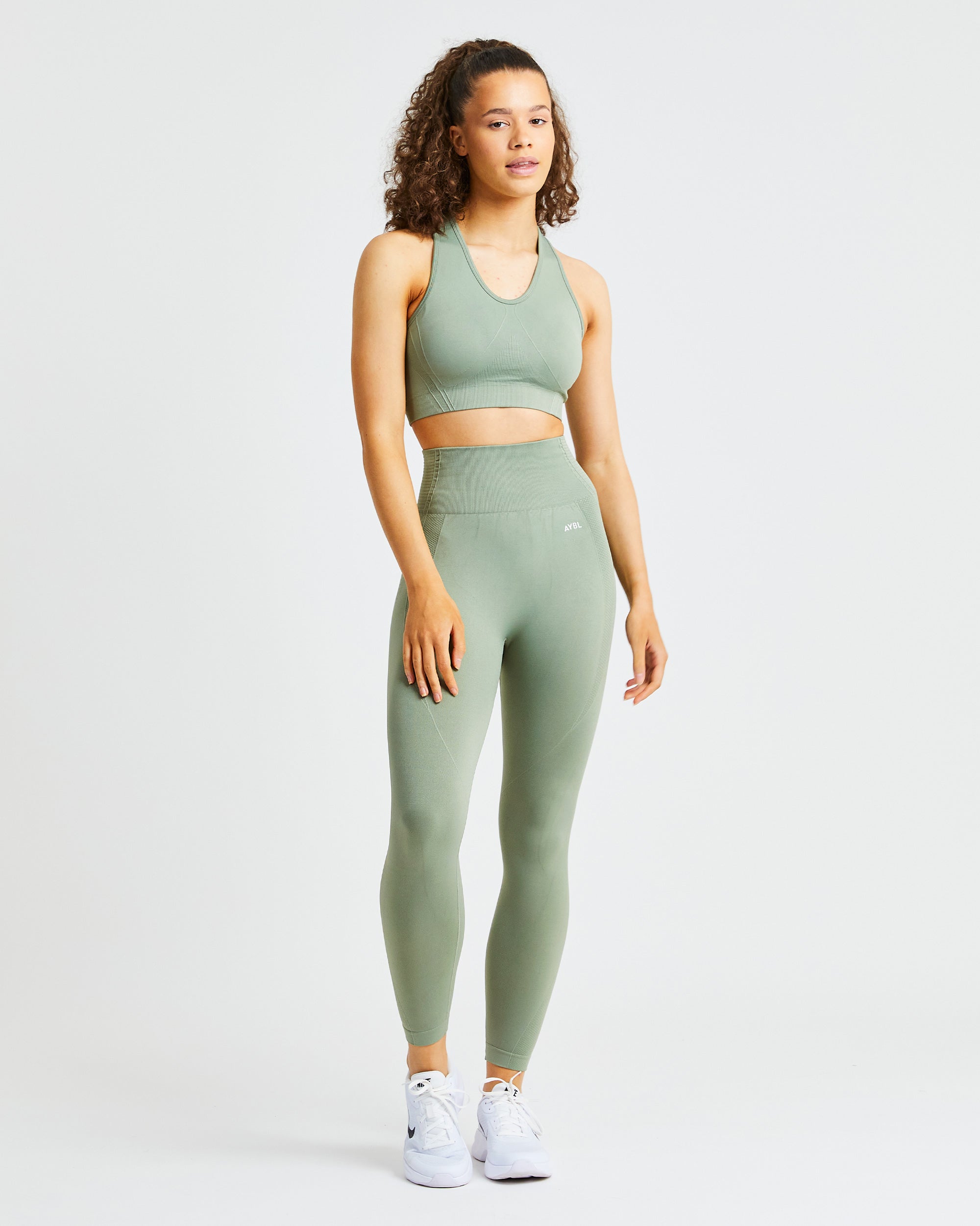 Balance V2 Seamless Leggings - Olive Groen