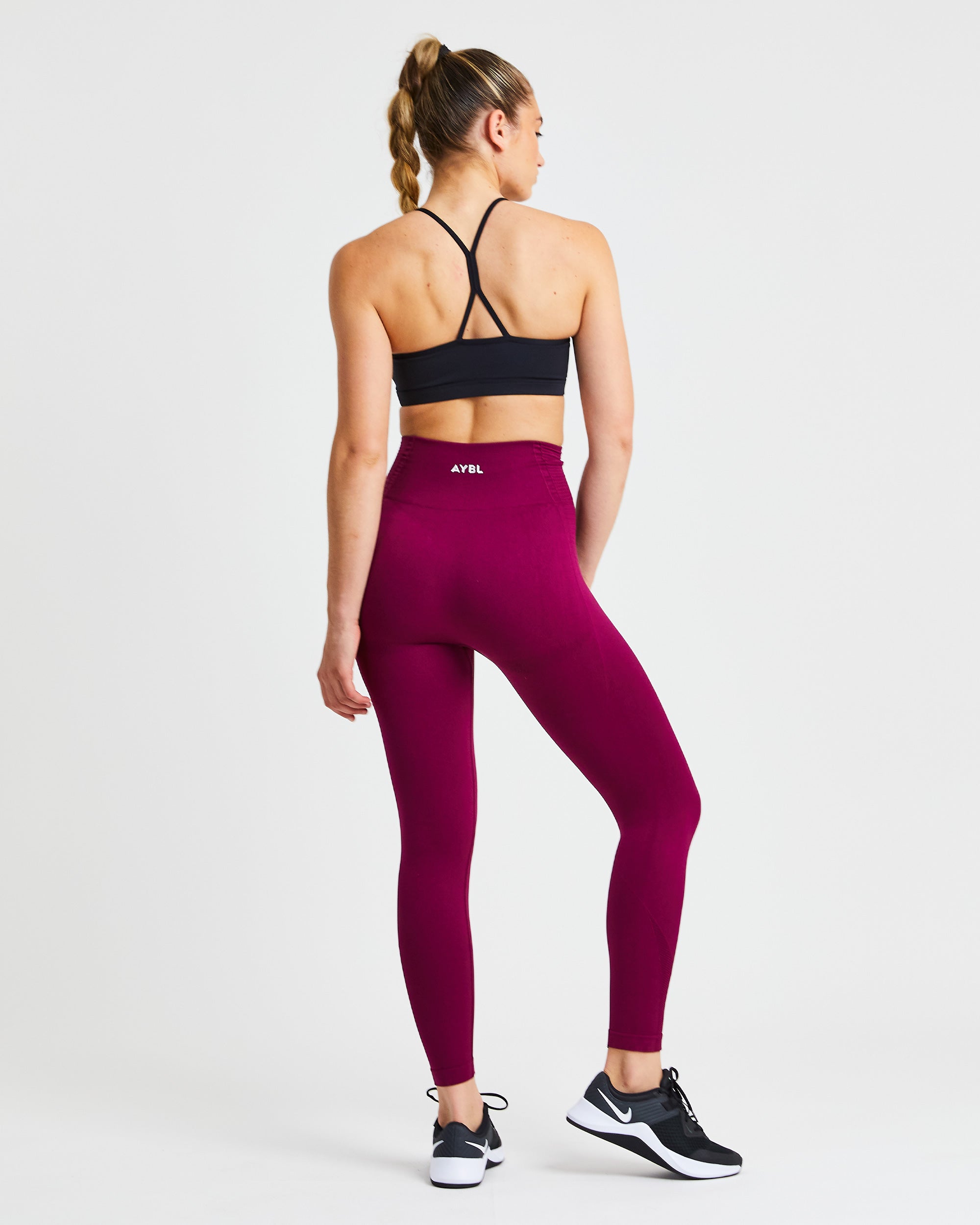 Essential Ruched Sports Bra - Zwart