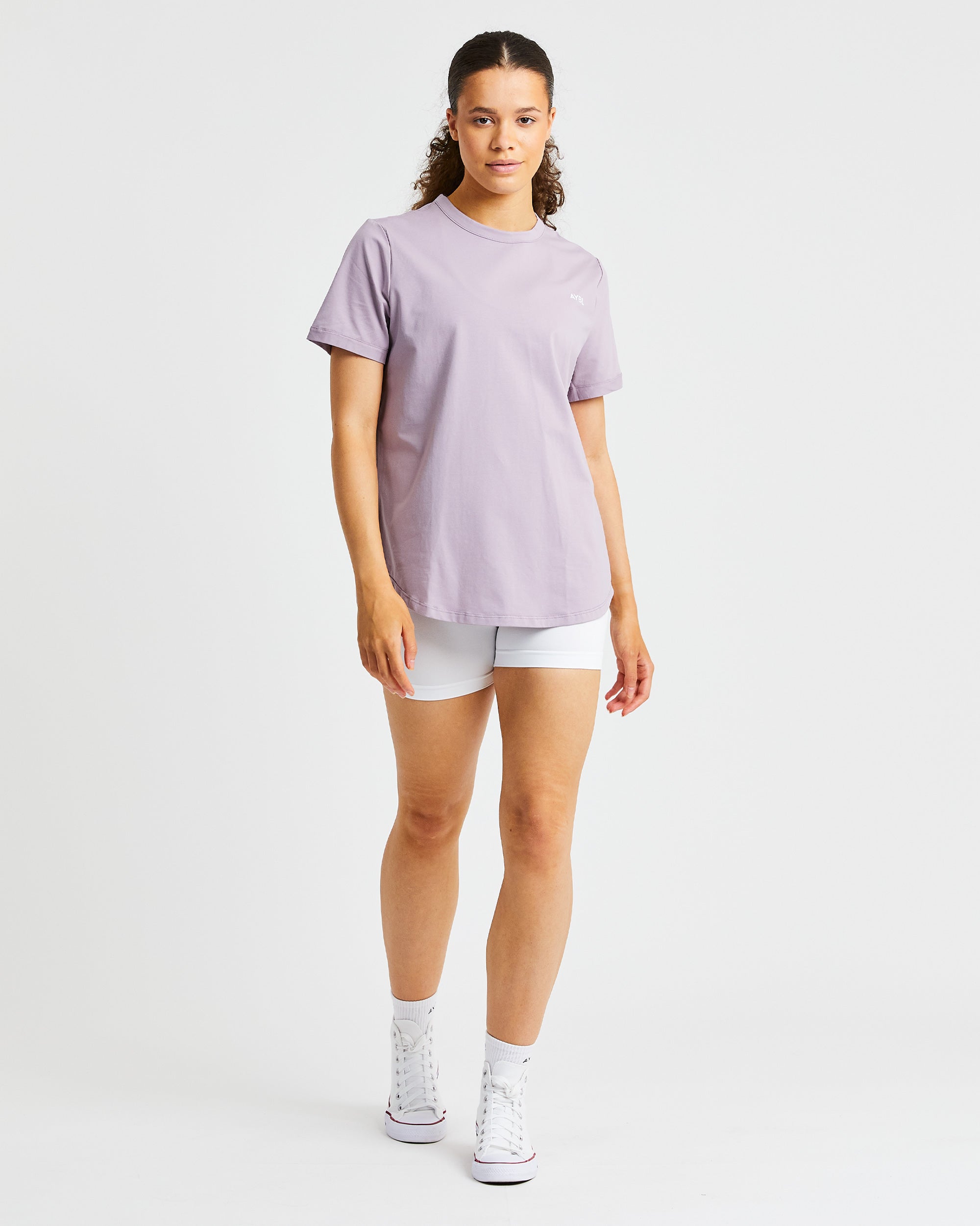 Everyday Relaxed T Shirt - Muted Mauve