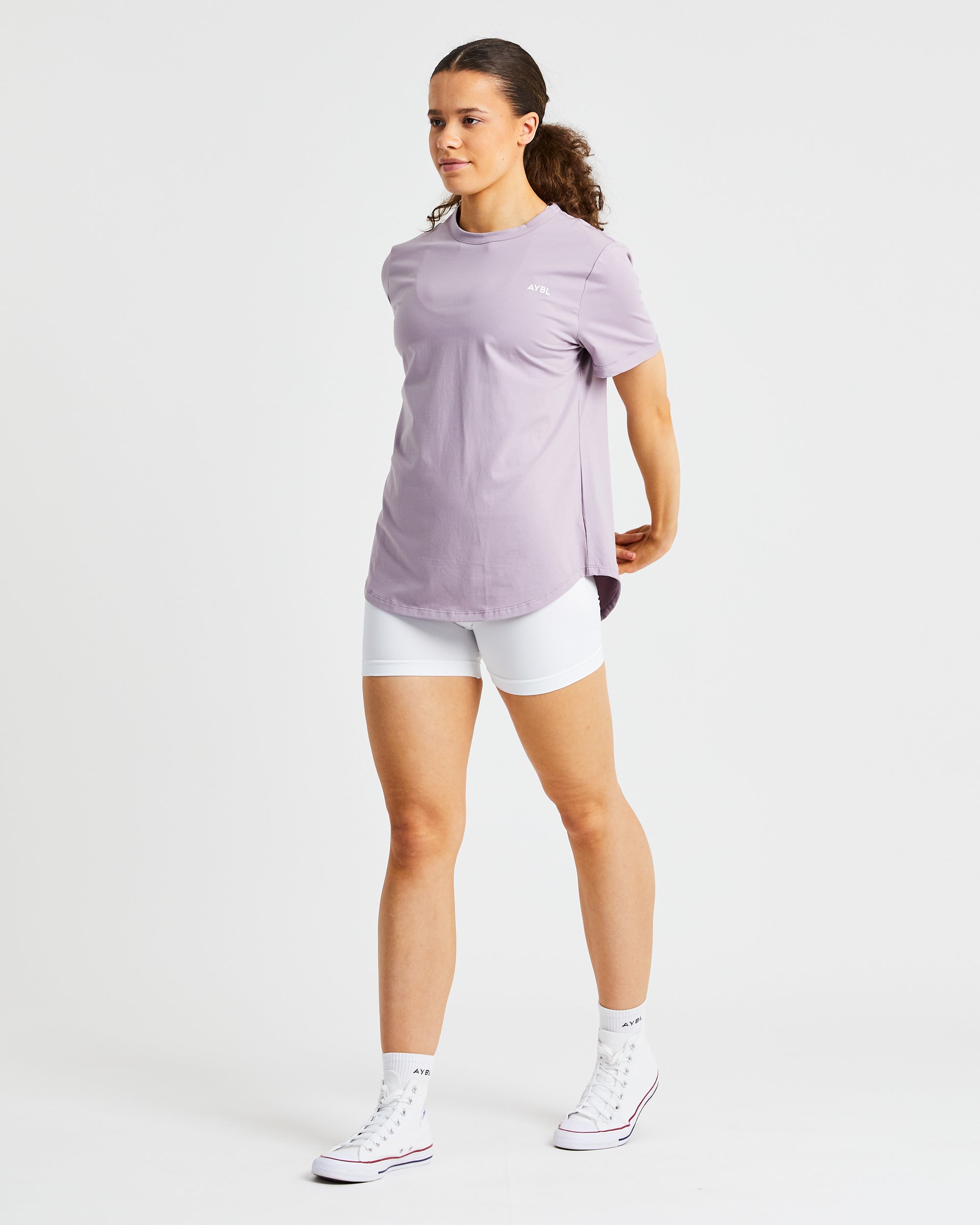 Everyday Relaxed T Shirt - Muted Mauve