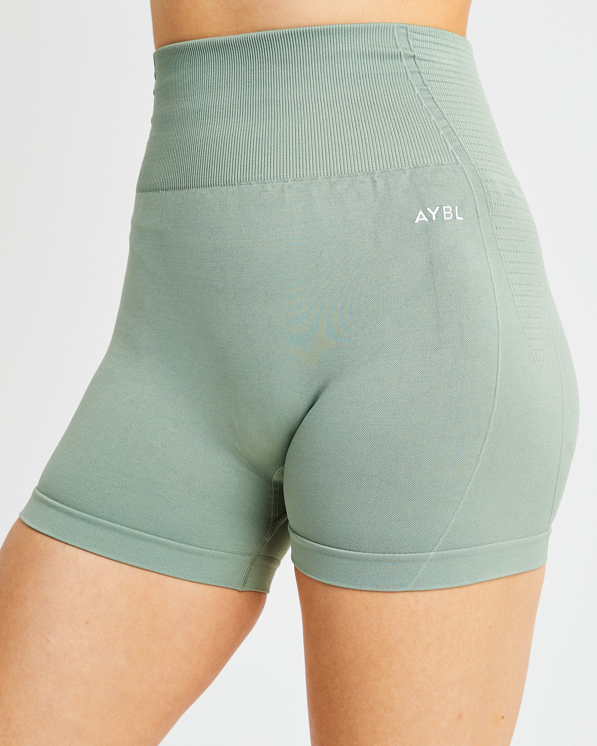 Balance V2 Seamless Shorts - Olive Groen