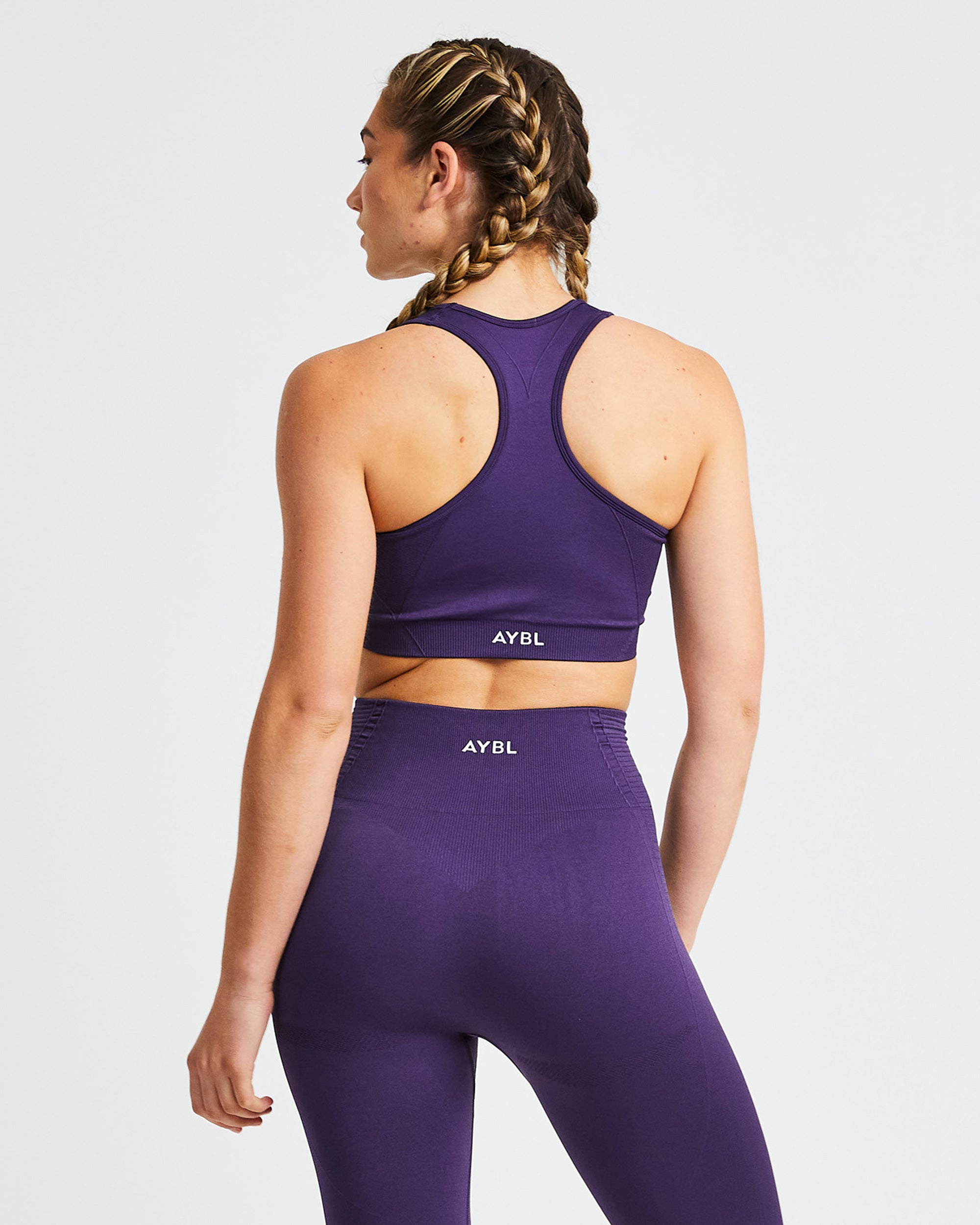 Balance V2 Seamless Sports Bra - Mulberry Paars