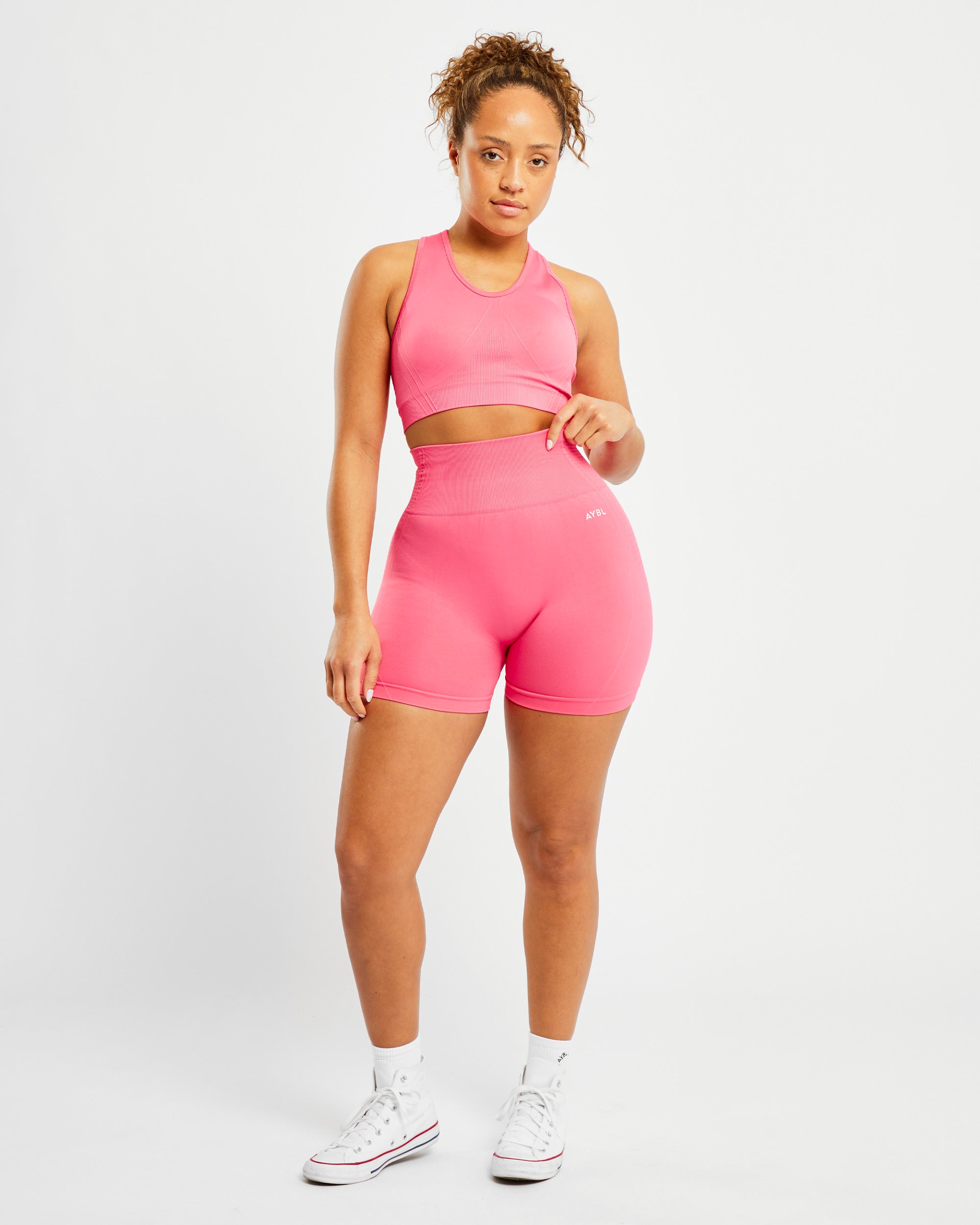 Balance V2 Seamless Shorts - Coral Roze