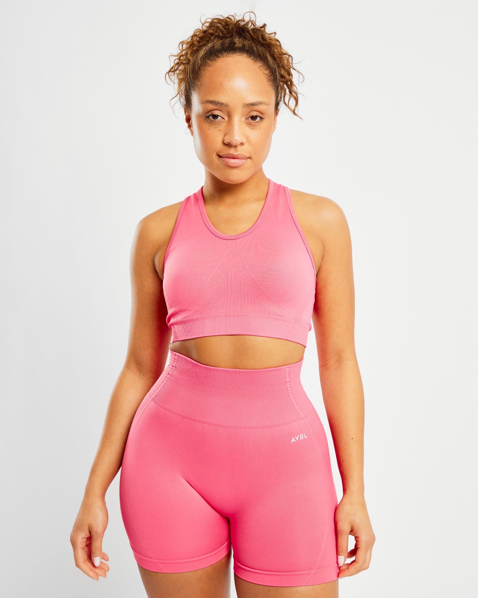 Balance V2 Seamless Sports Bra - Coral Roze