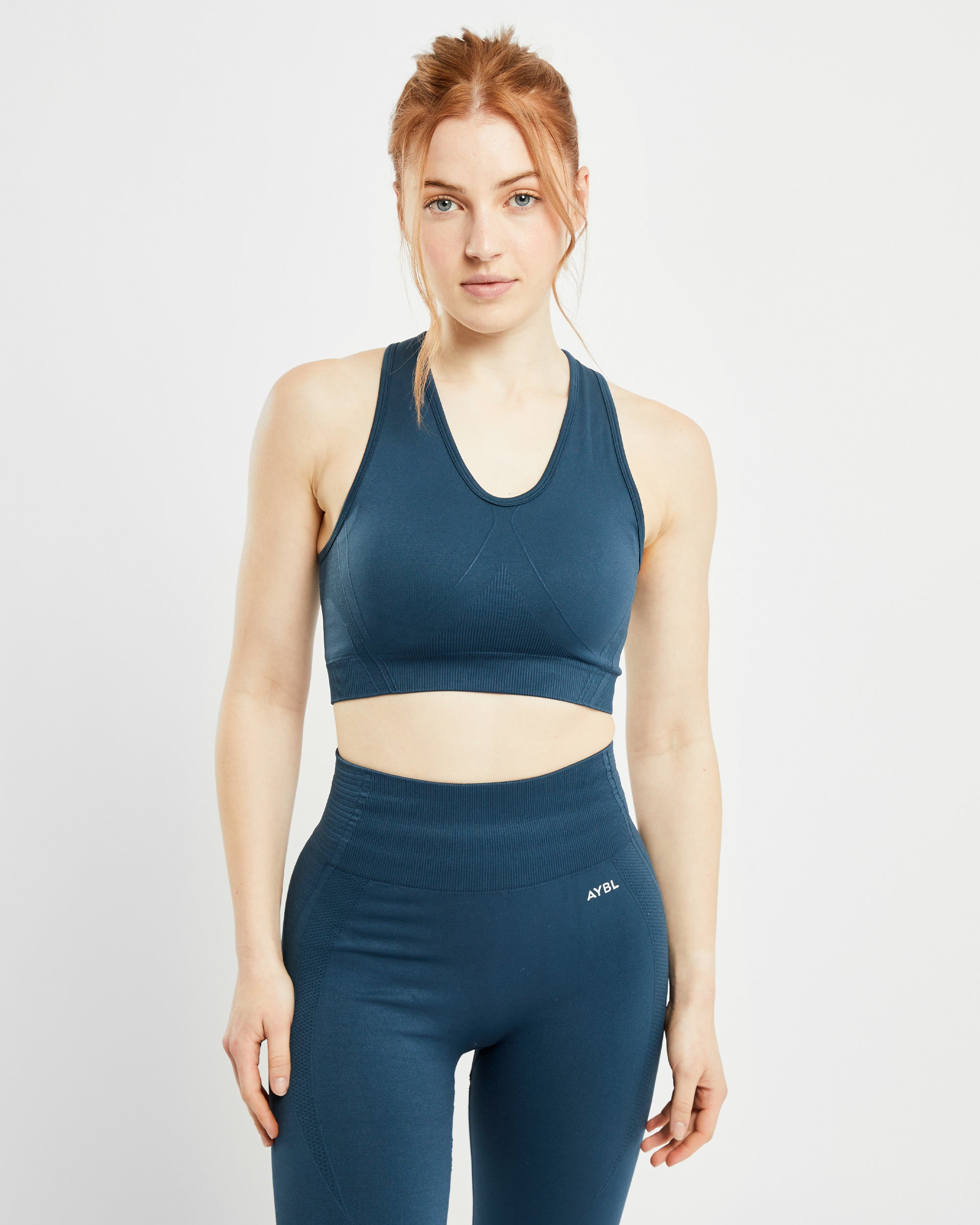 Balance V2 Seamless Sports Bra - Marine Blauw