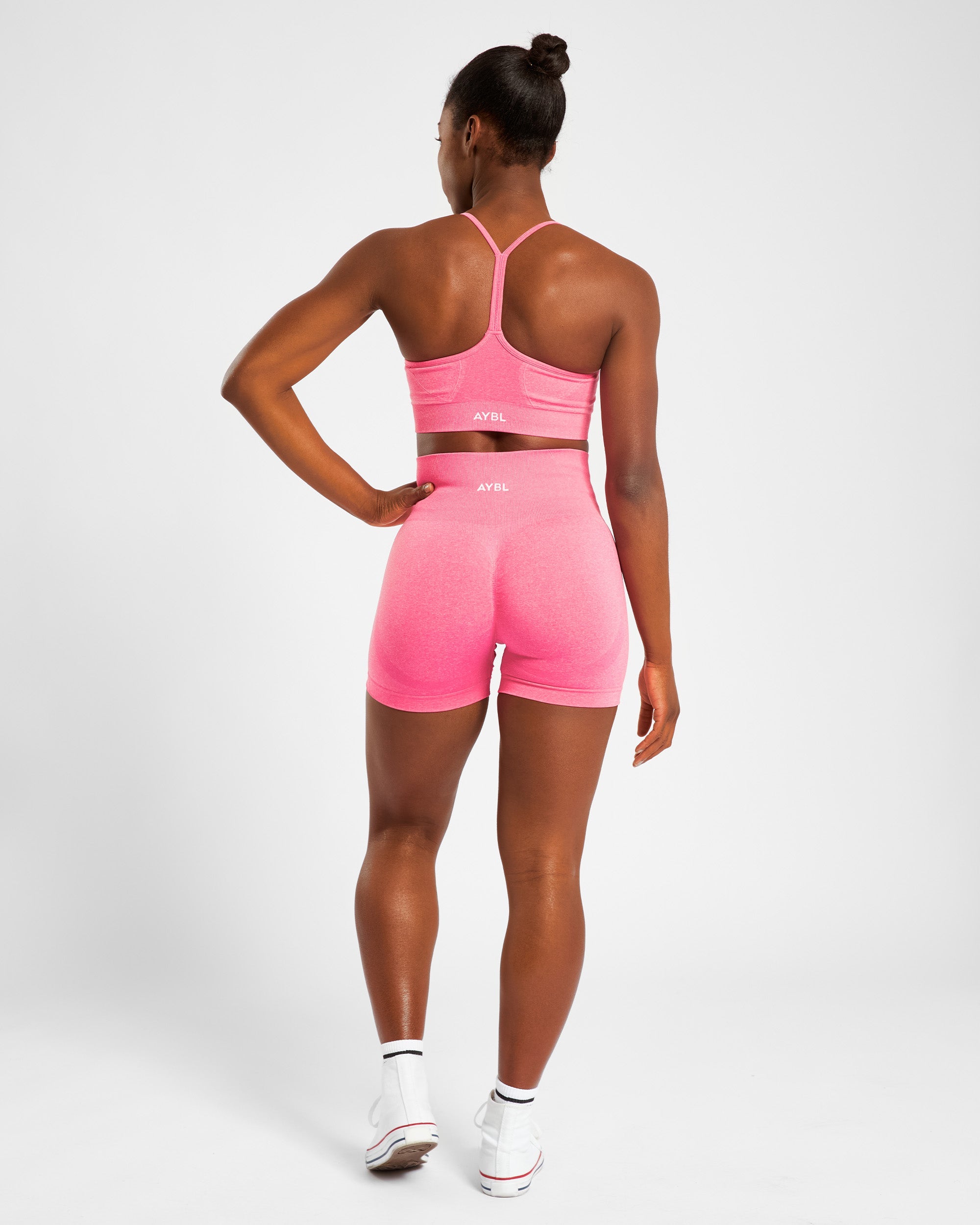 Empower Seamless Shorts - Roze Marl