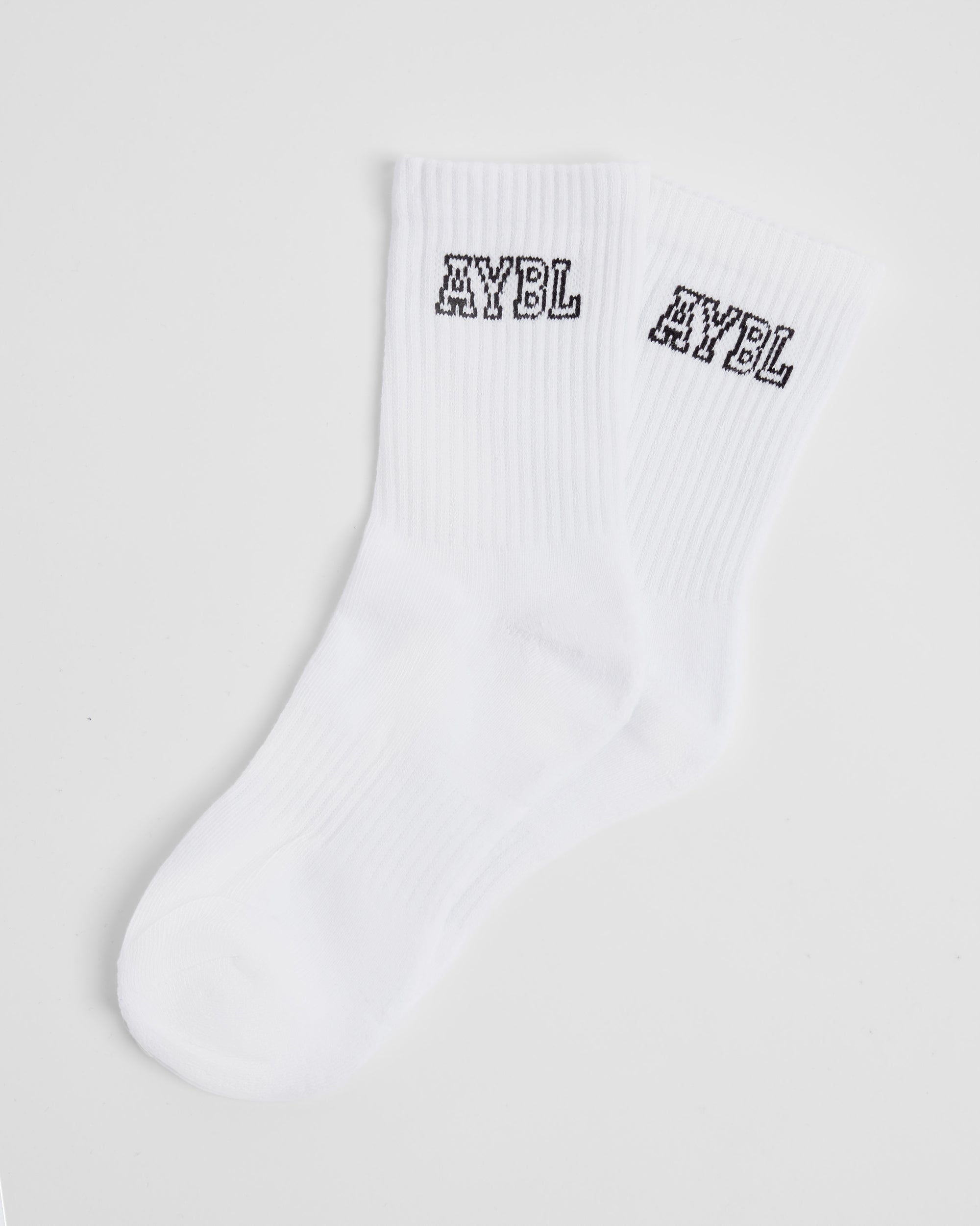 Varsity Crew Socks - Wit