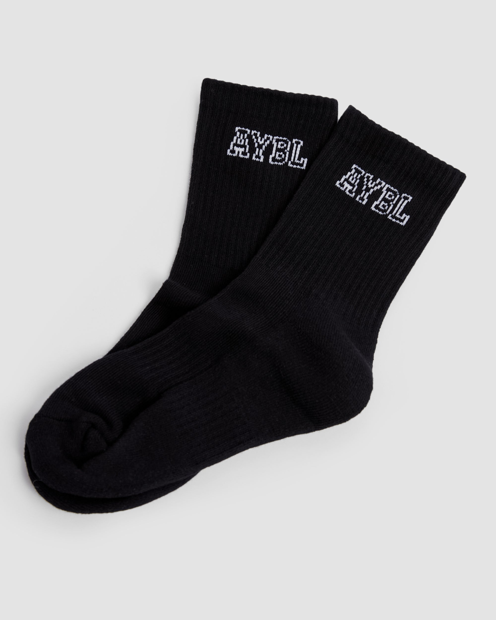 Varsity Crew Socks - Zwart