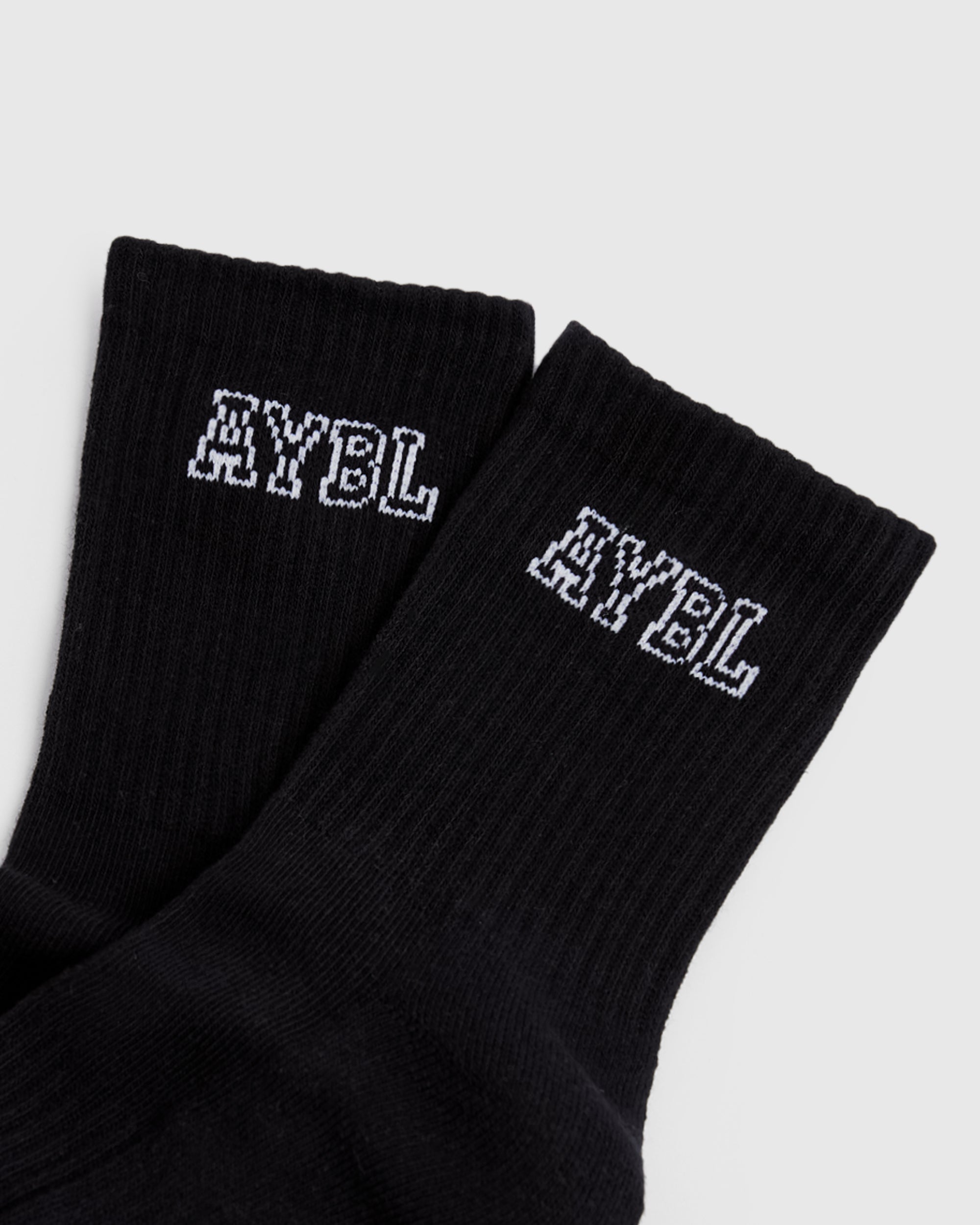 Varsity Crew Socks - Zwart